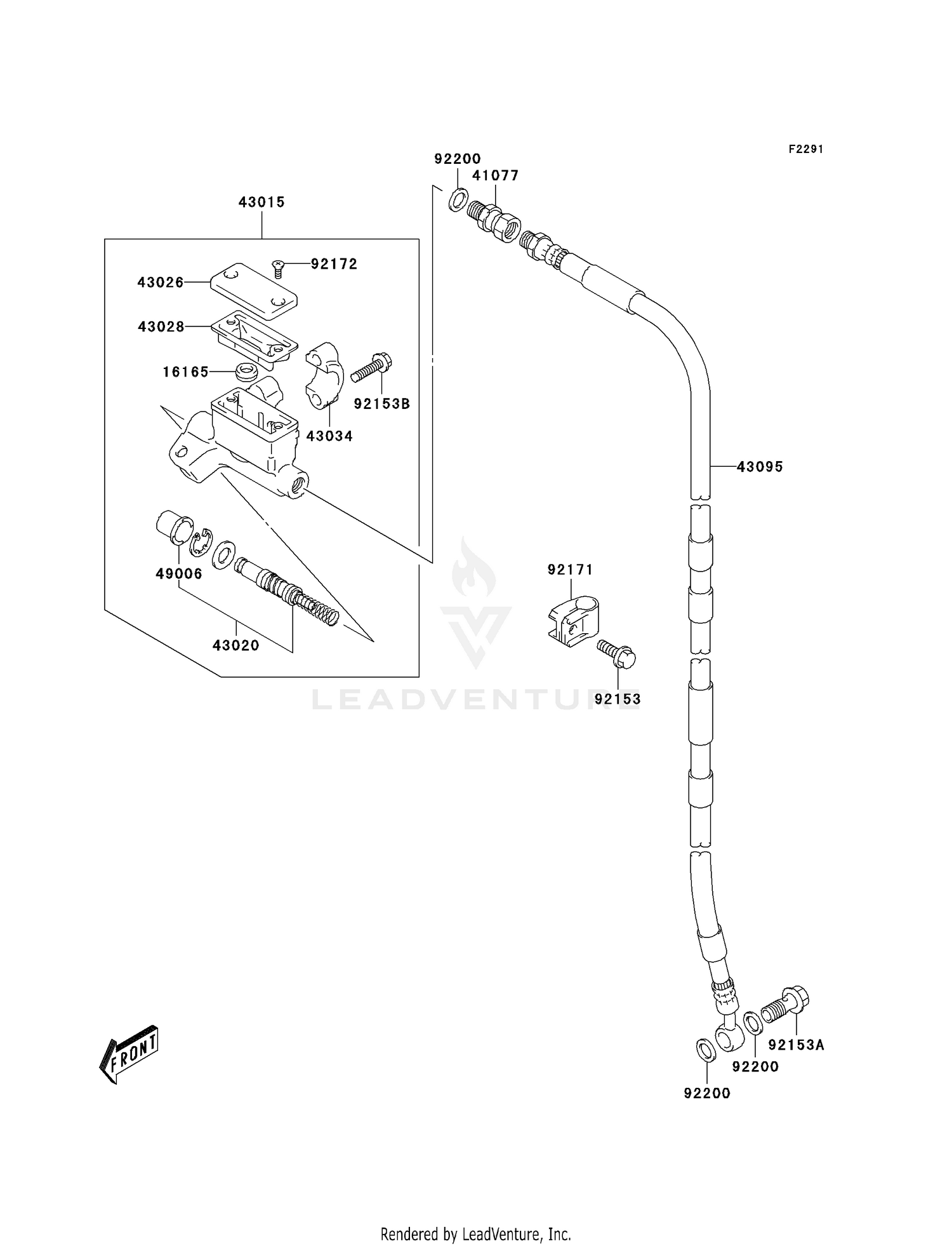 FRONT MASTER CYLINDER