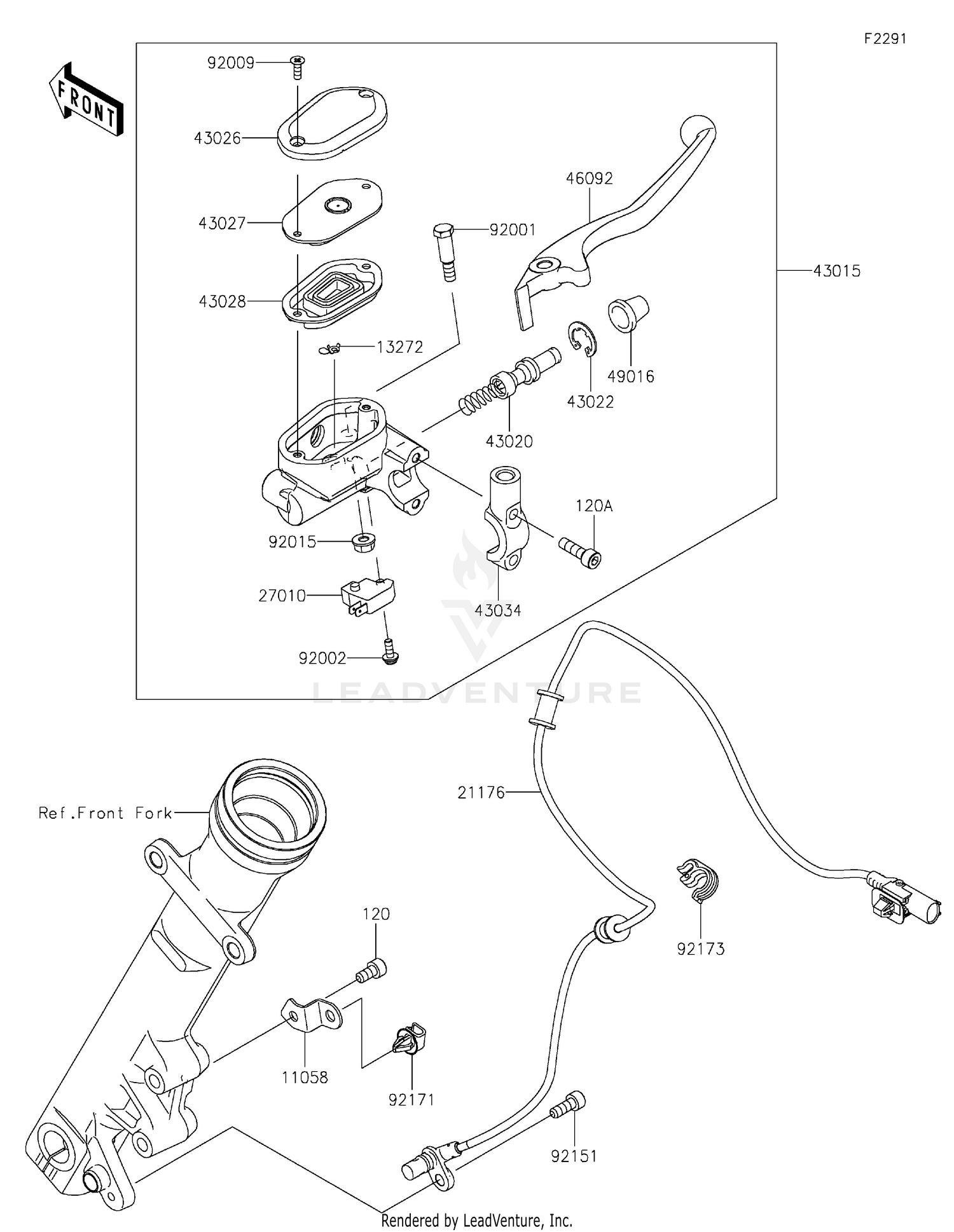 Front Master Cylinder