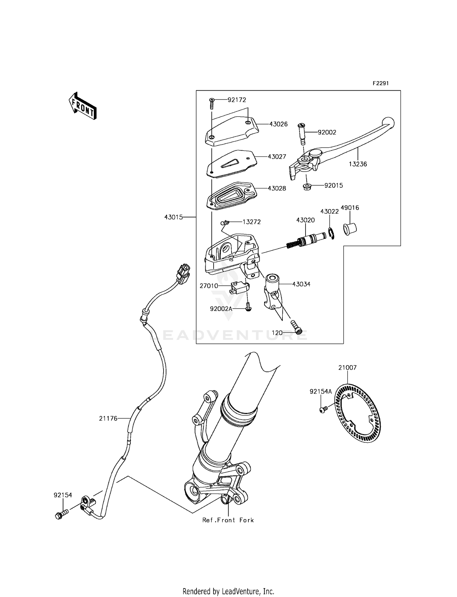 FRONT MASTER CYLINDER