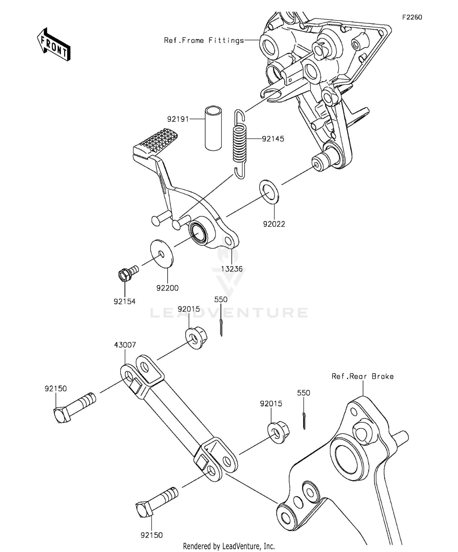 Brake Pedal/Torque Link