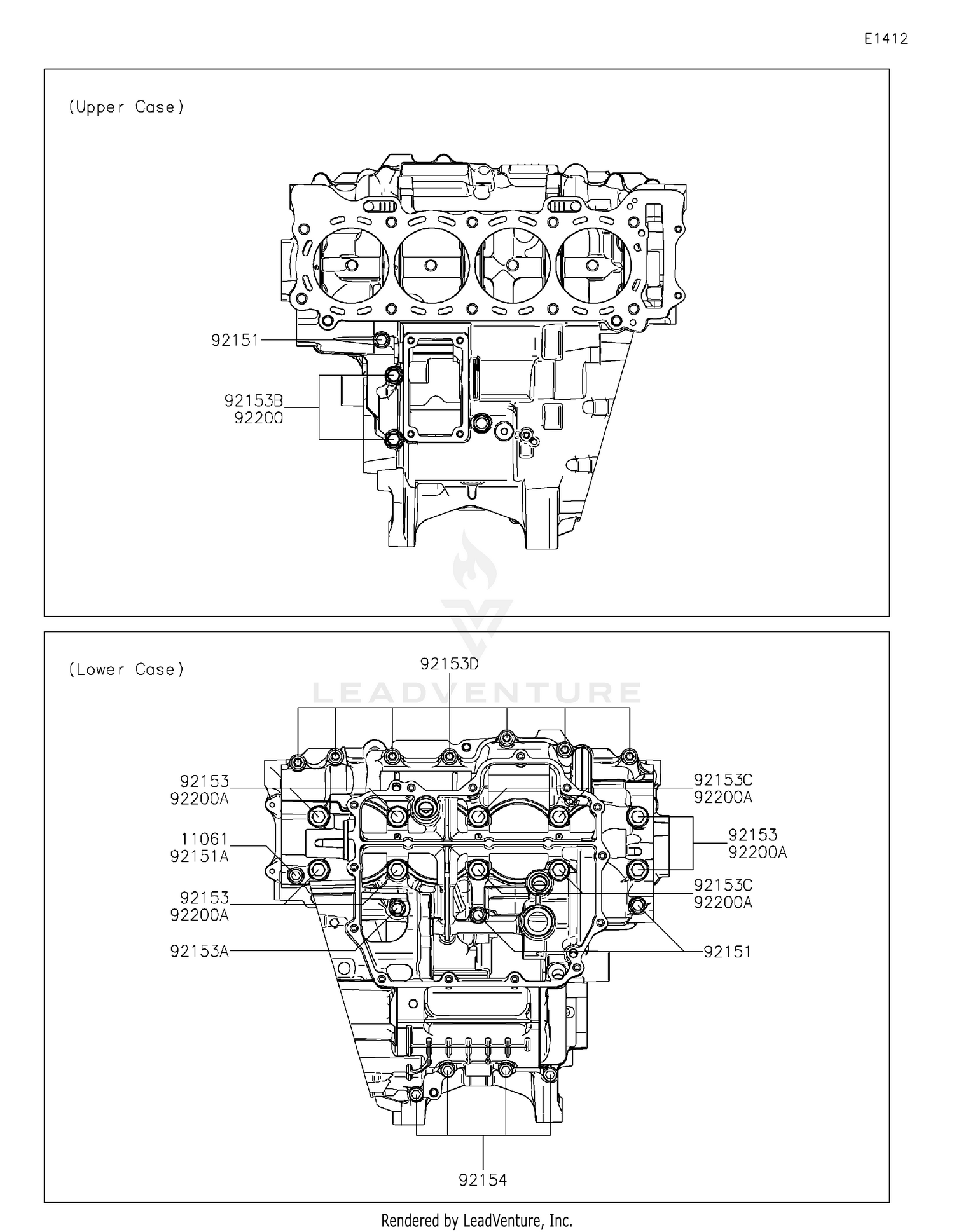 Crankcase Bolt Pattern