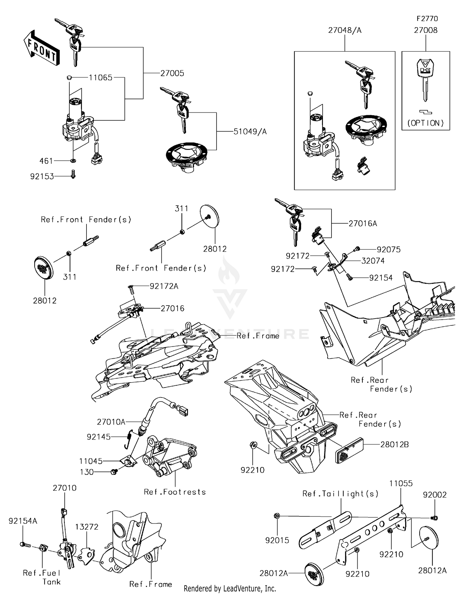 Ignition Switch/Locks/Reflectors