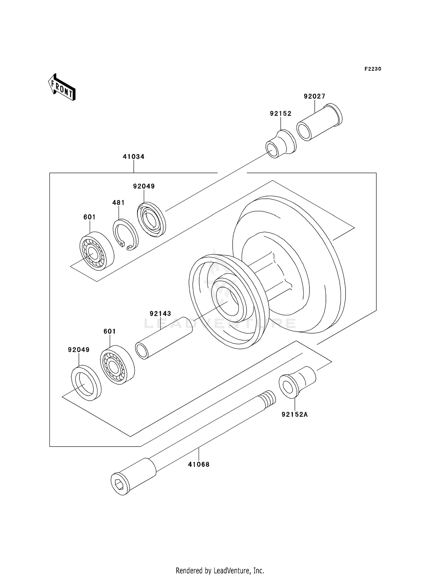 FRONT WHEEL (EJ650-A2)