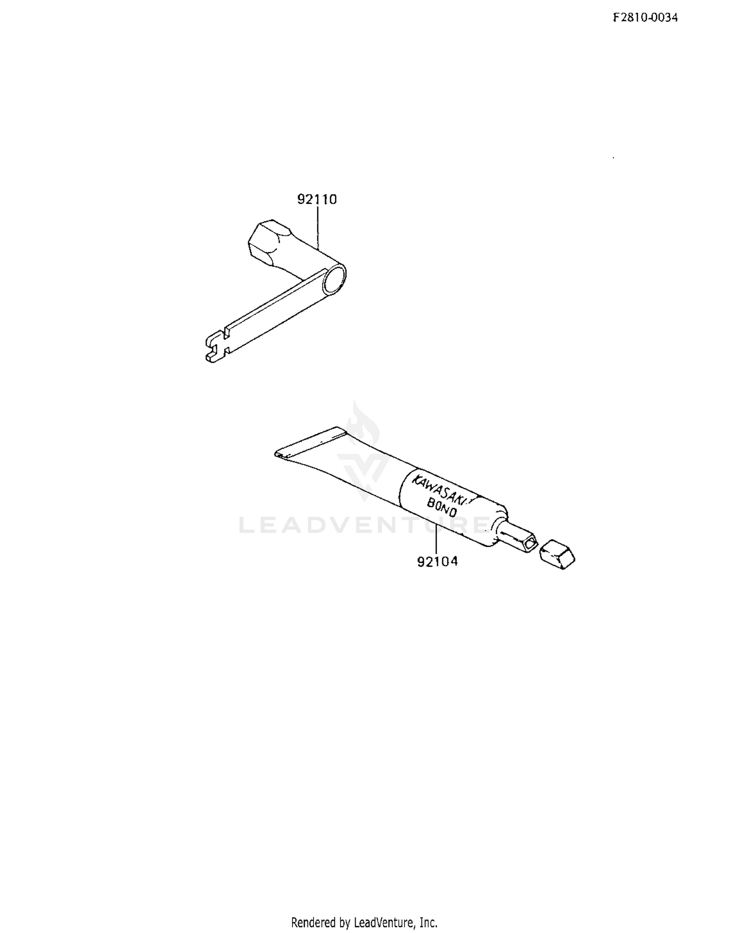 OWNER TOOLS ('85 KX80-E3)