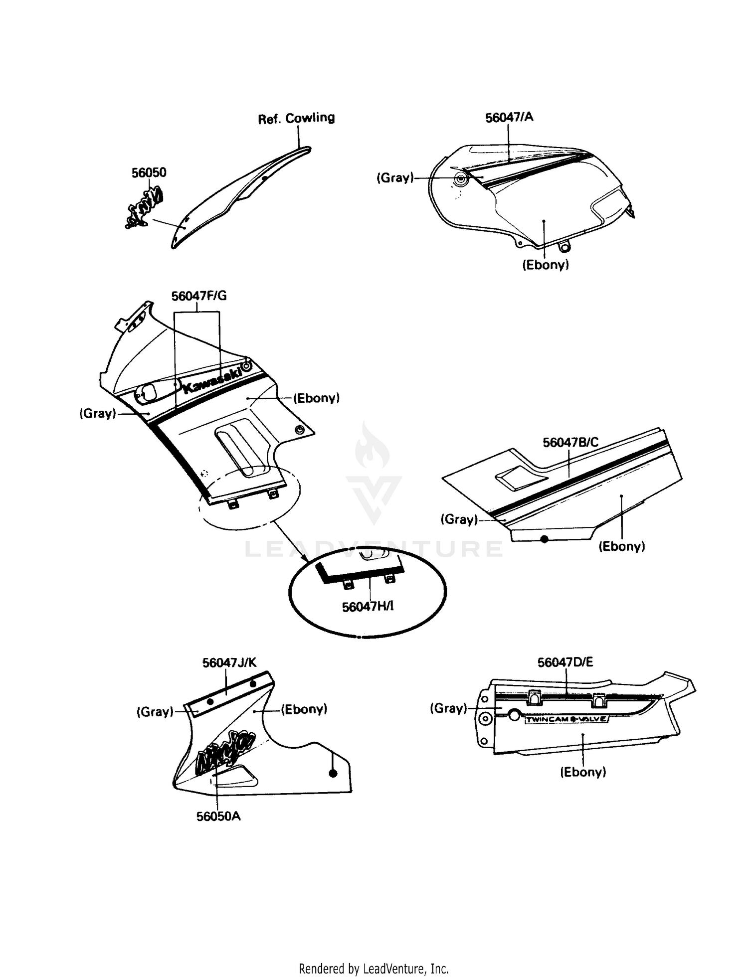 DECALS (EBONY)(EX250-F2)