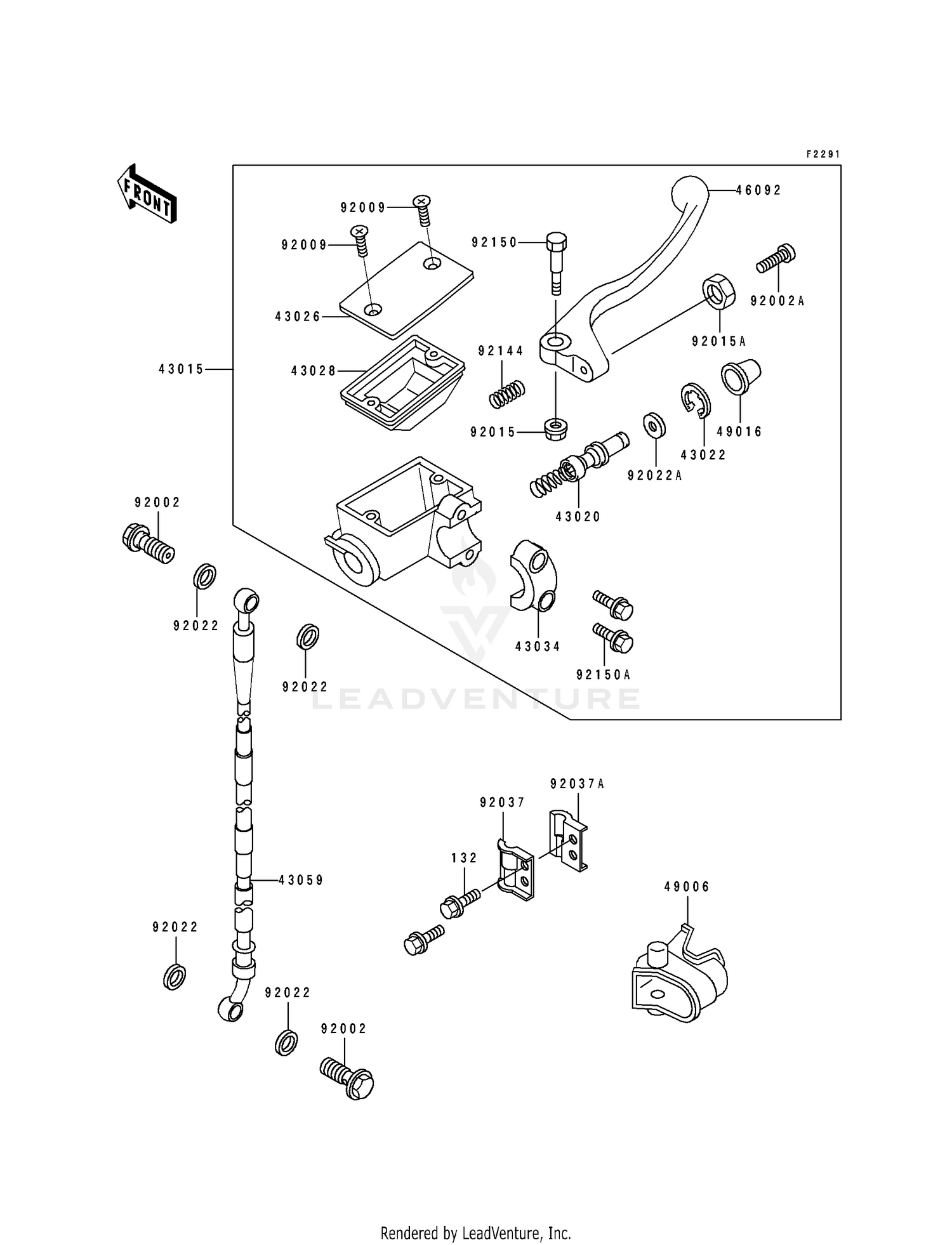 FRONT MASTER CYLINDER