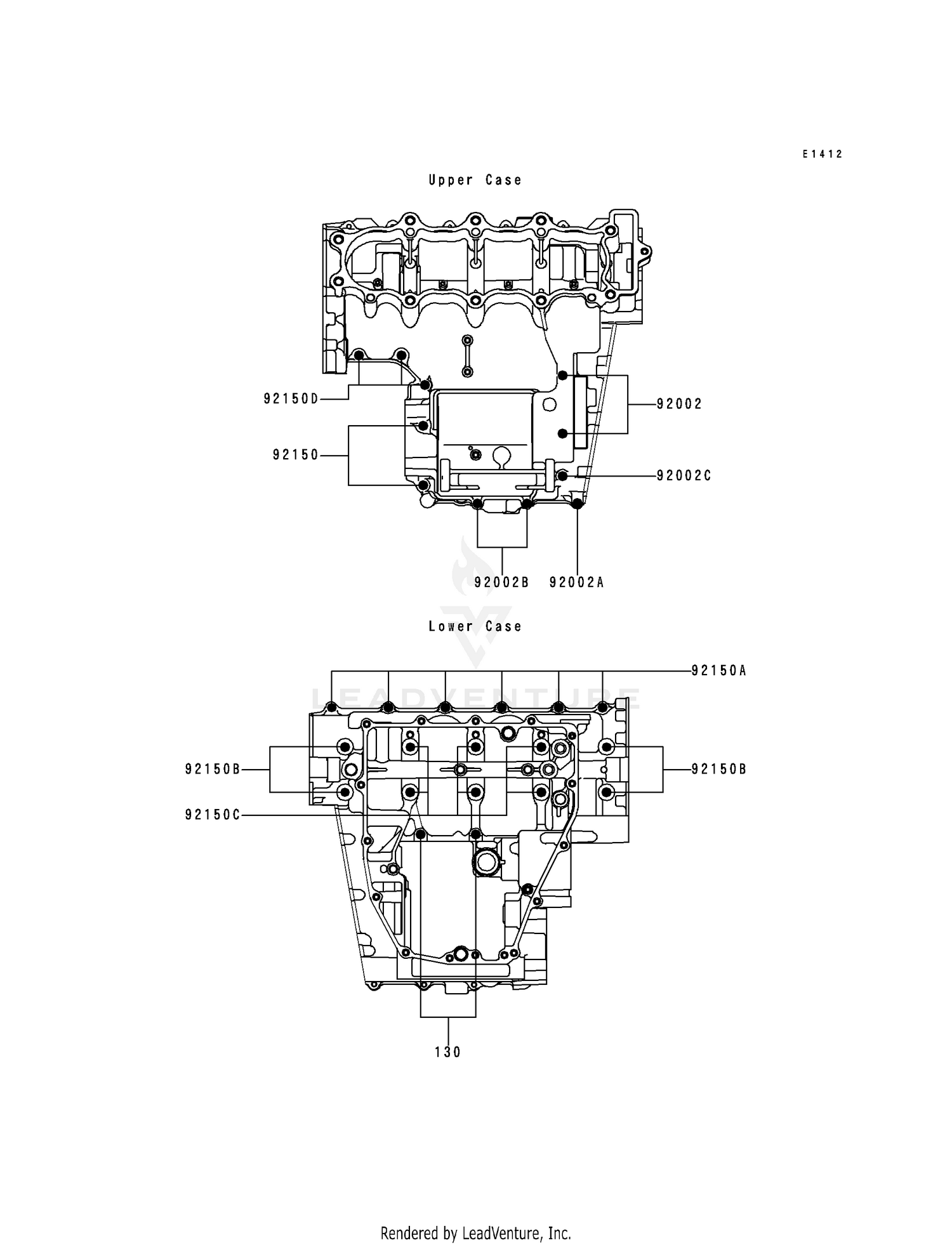 CRANKCASE BOLT PATTERN