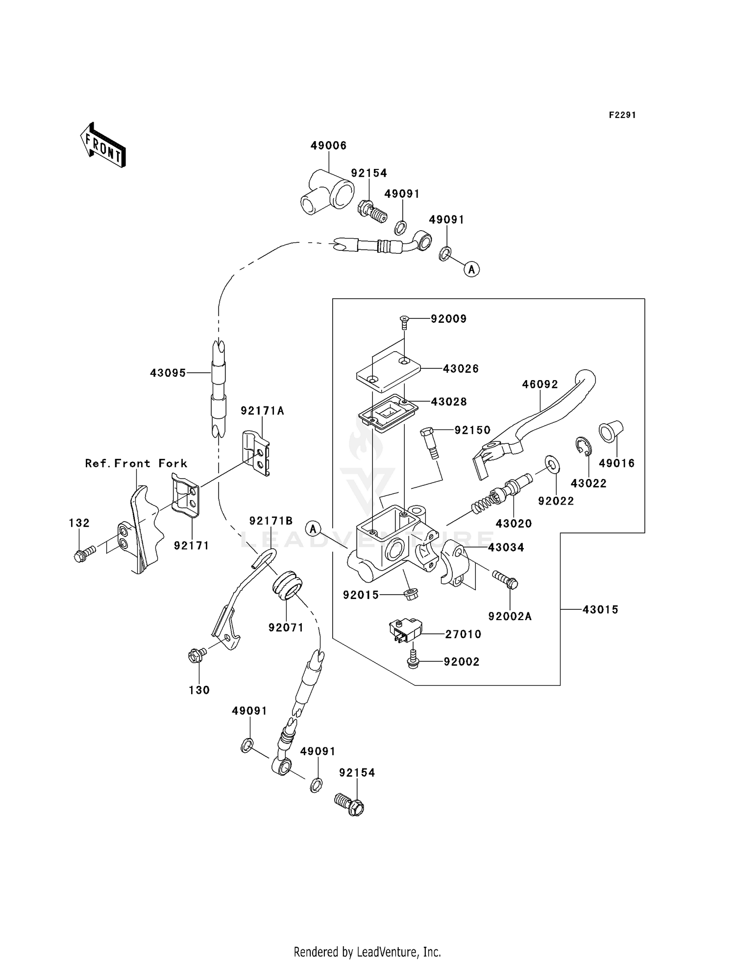 FRONT MASTER CYLINDER