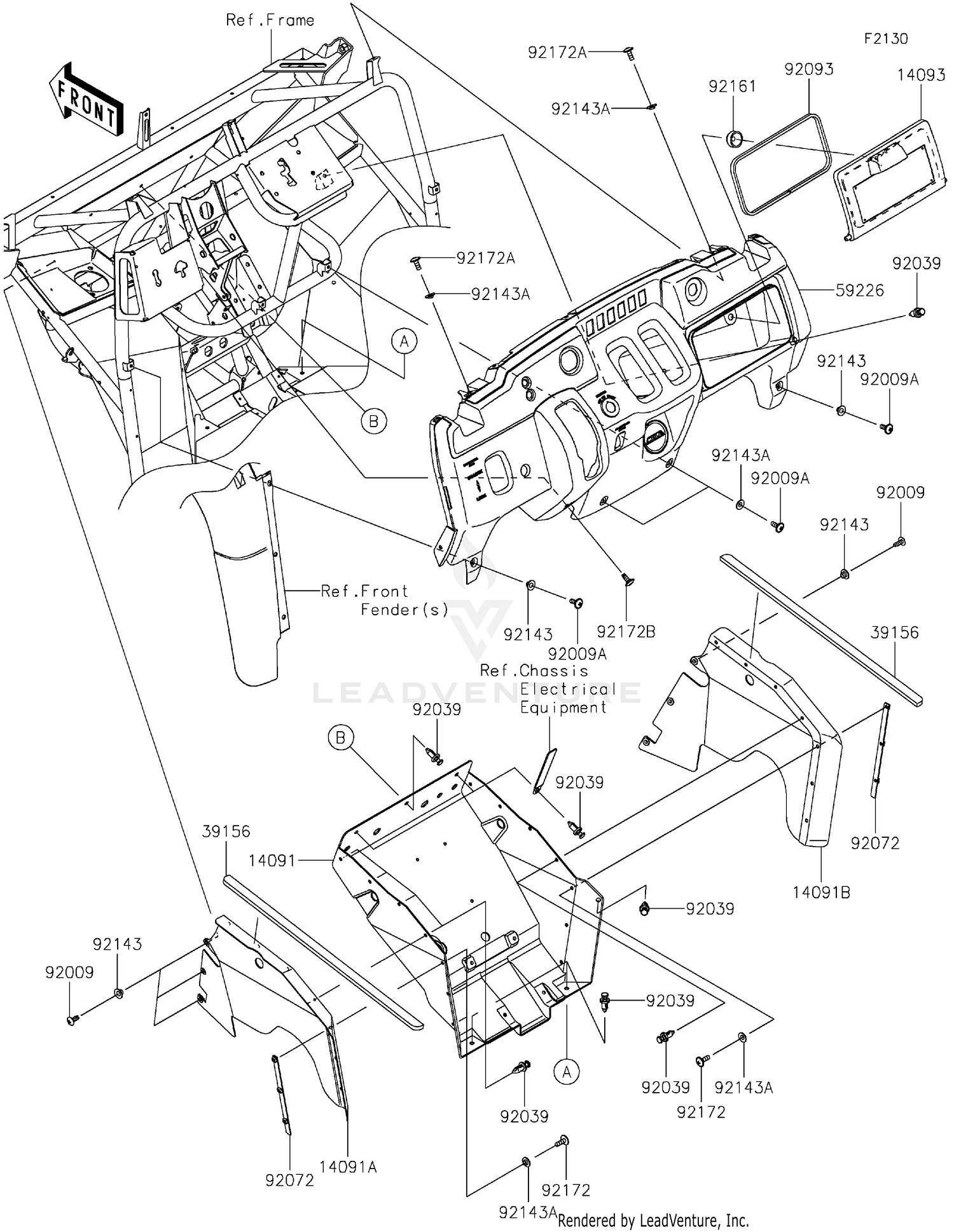 Shop OEM 2024 Kawasaki MULE SX - (KAF400JRSNN) Motorcycle Parts