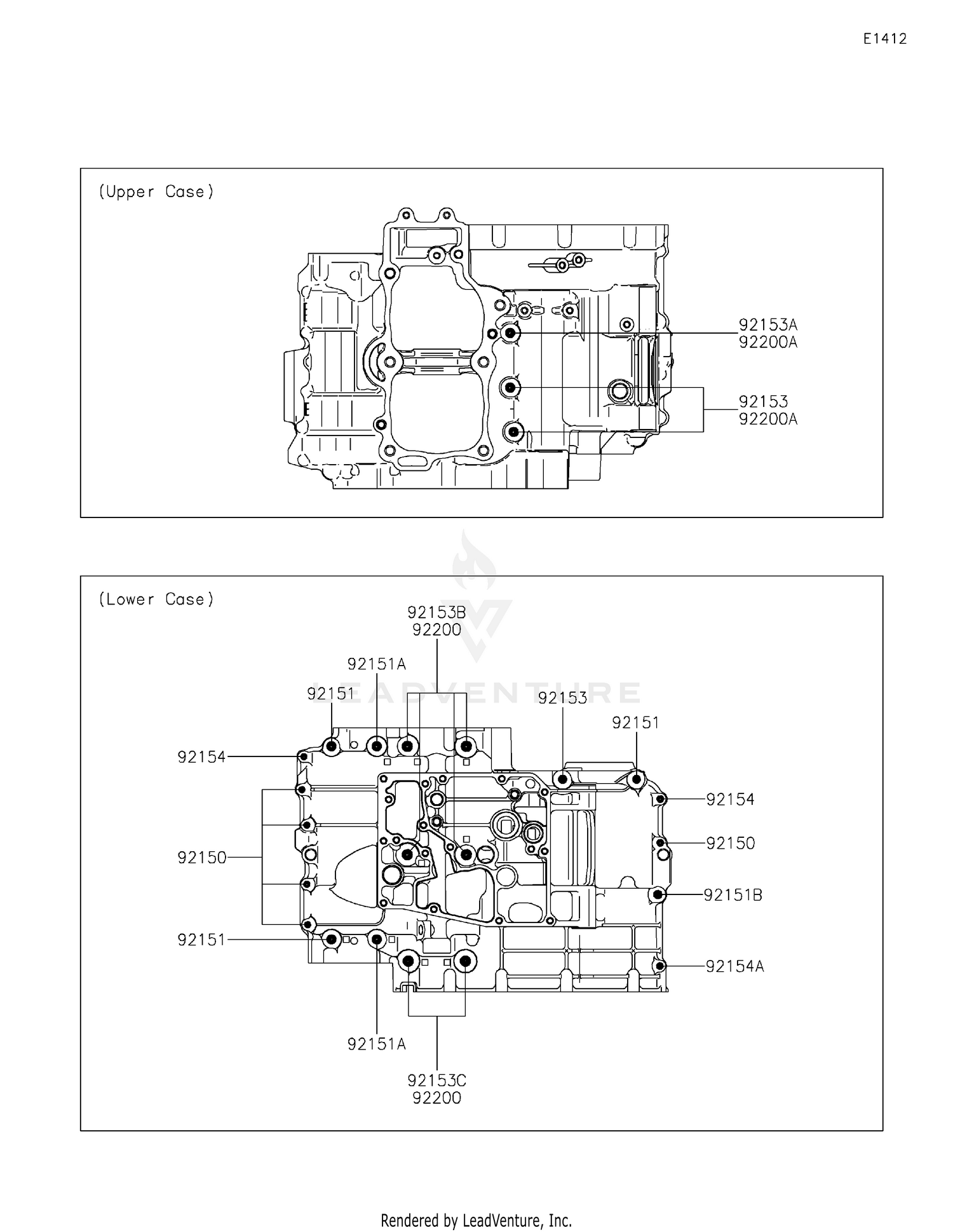 Crankcase Bolt Pattern