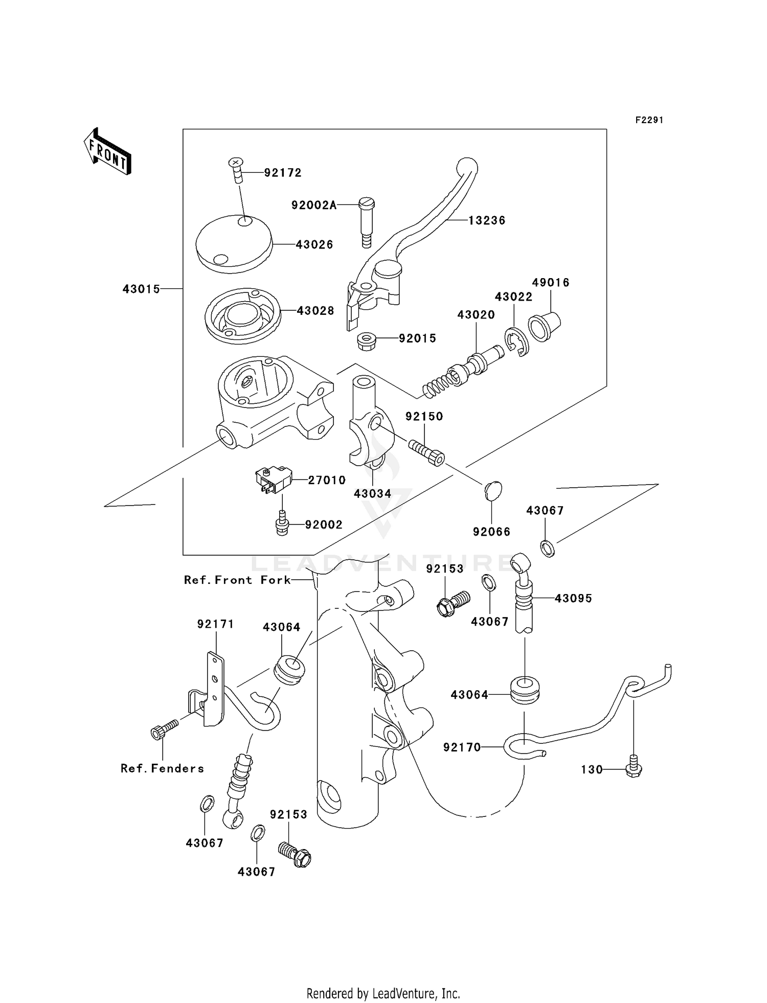 FRONT MASTER CYLINDER