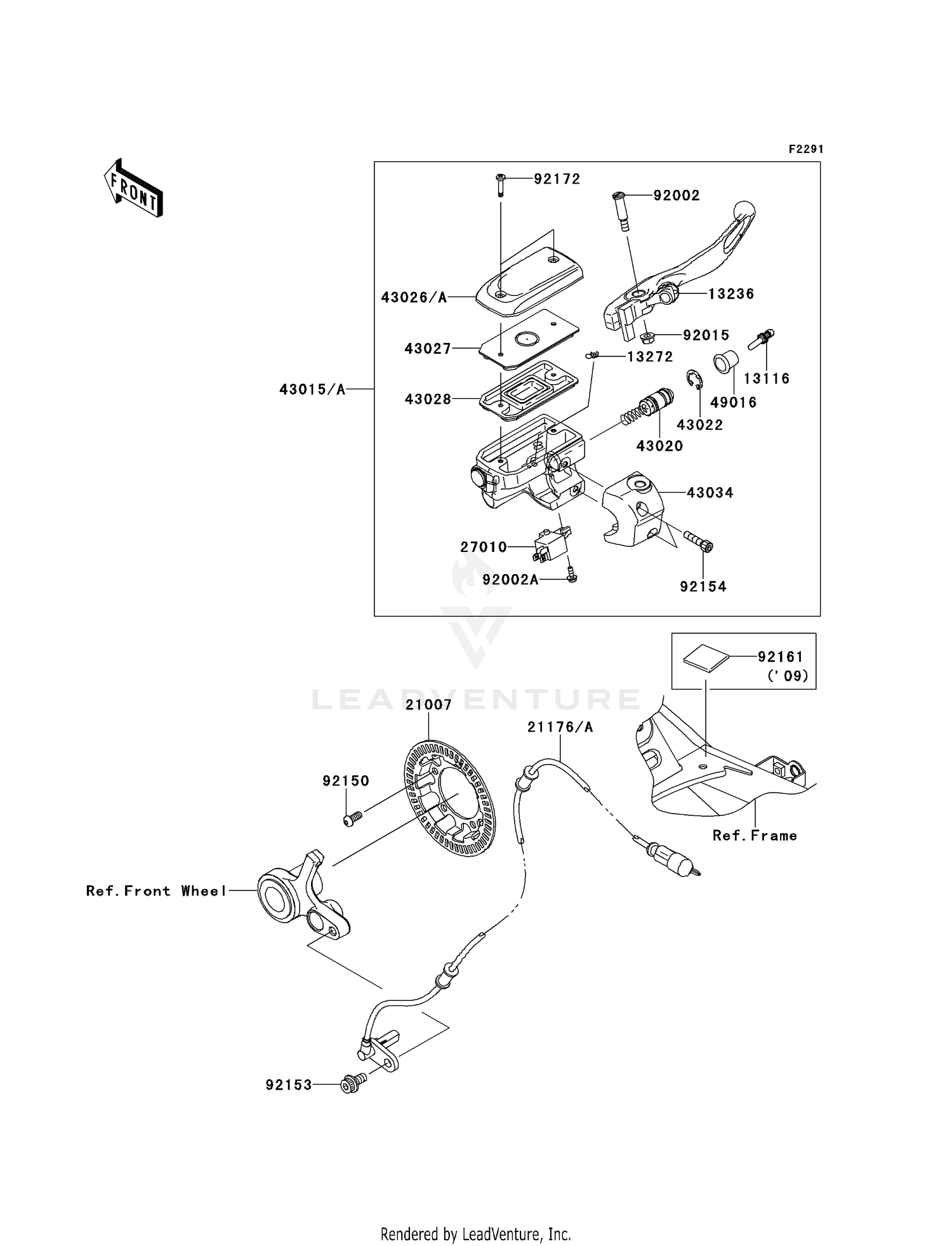 FRONT MASTER CYLINDER