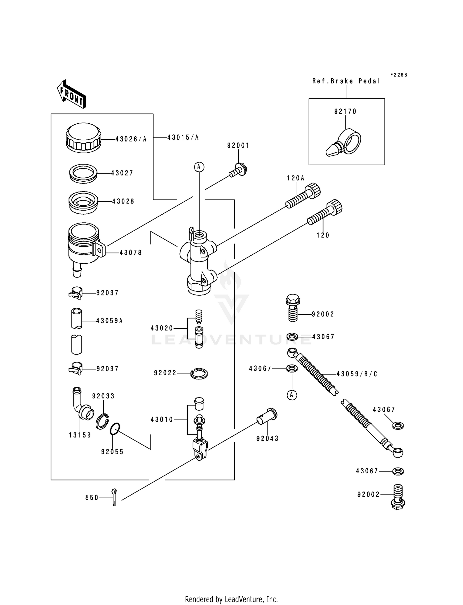 REAR MASTER CYLINDER
