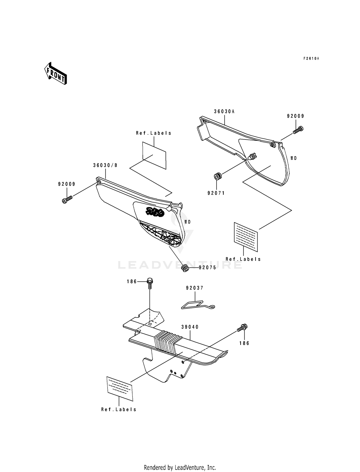 SIDE COVERS/CHAIN COVER