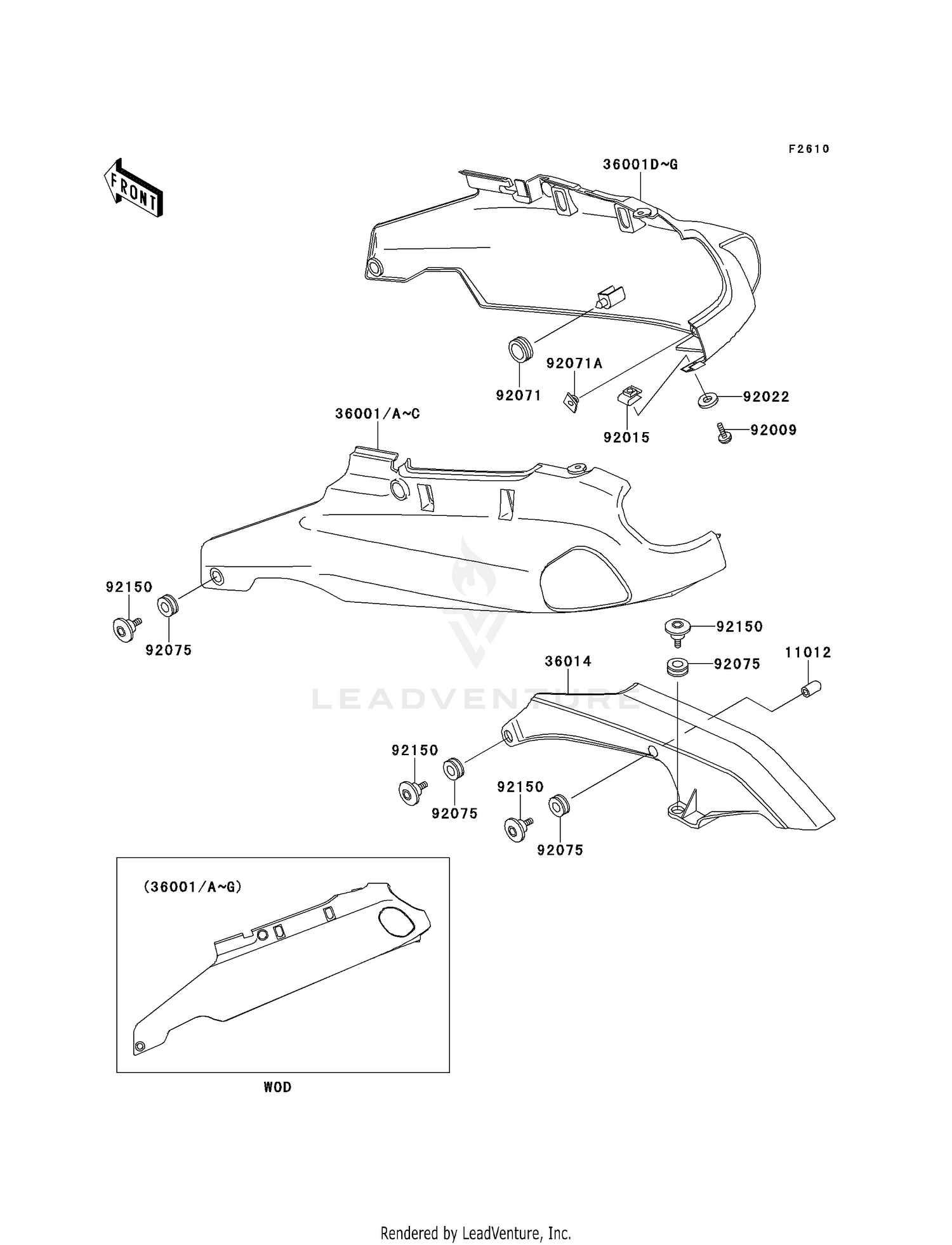 SIDE COVERS/CHAIN COVER