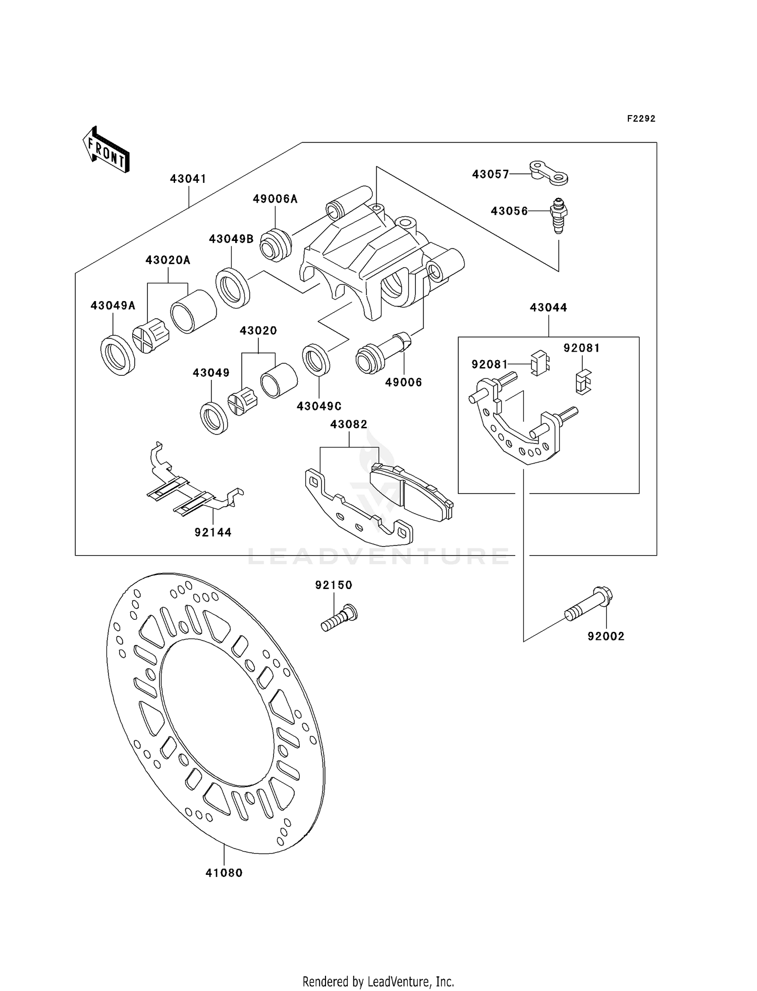 FRONT BRAKE (F15-F17)