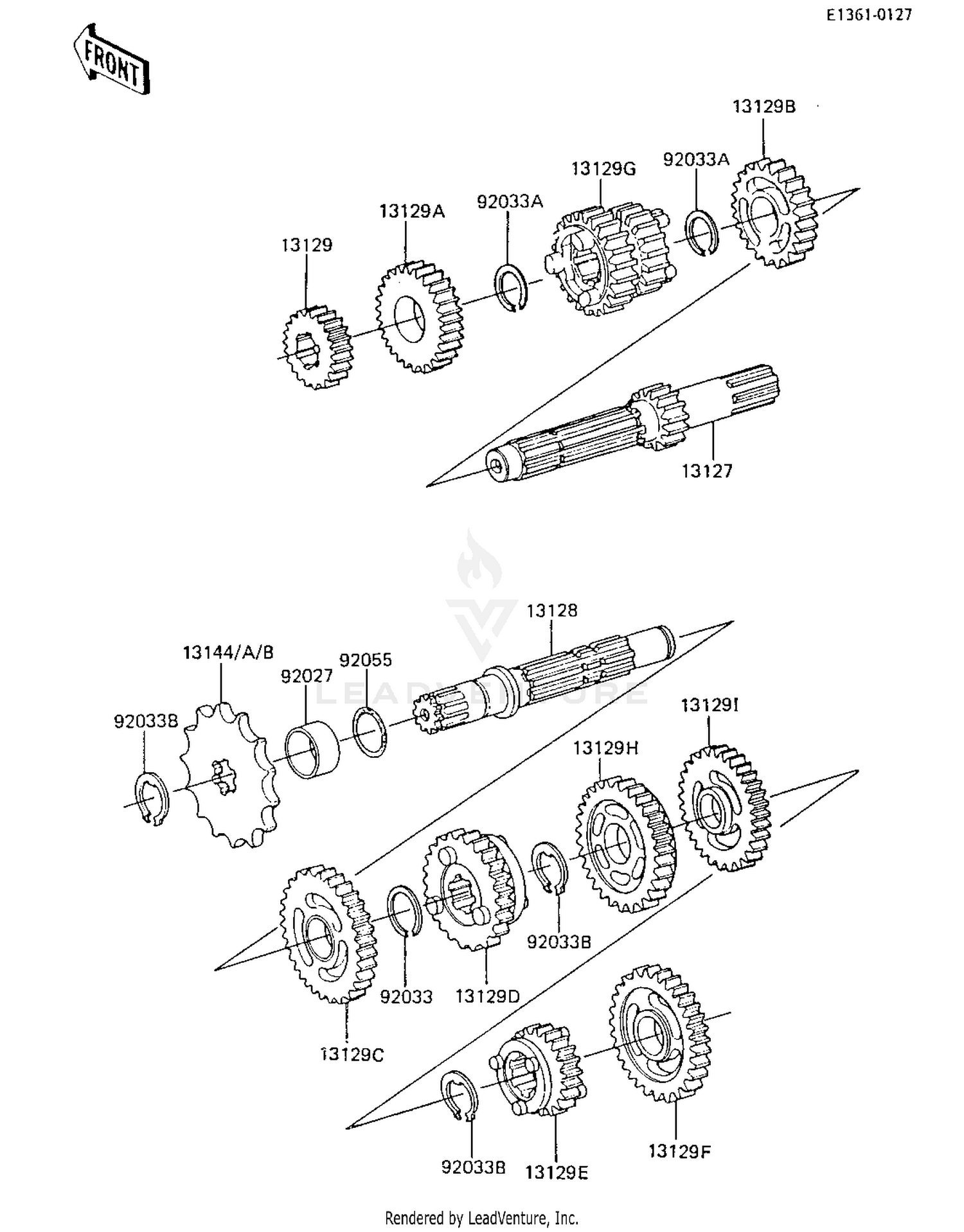TRANSMISSION ('85 KX80-E3)