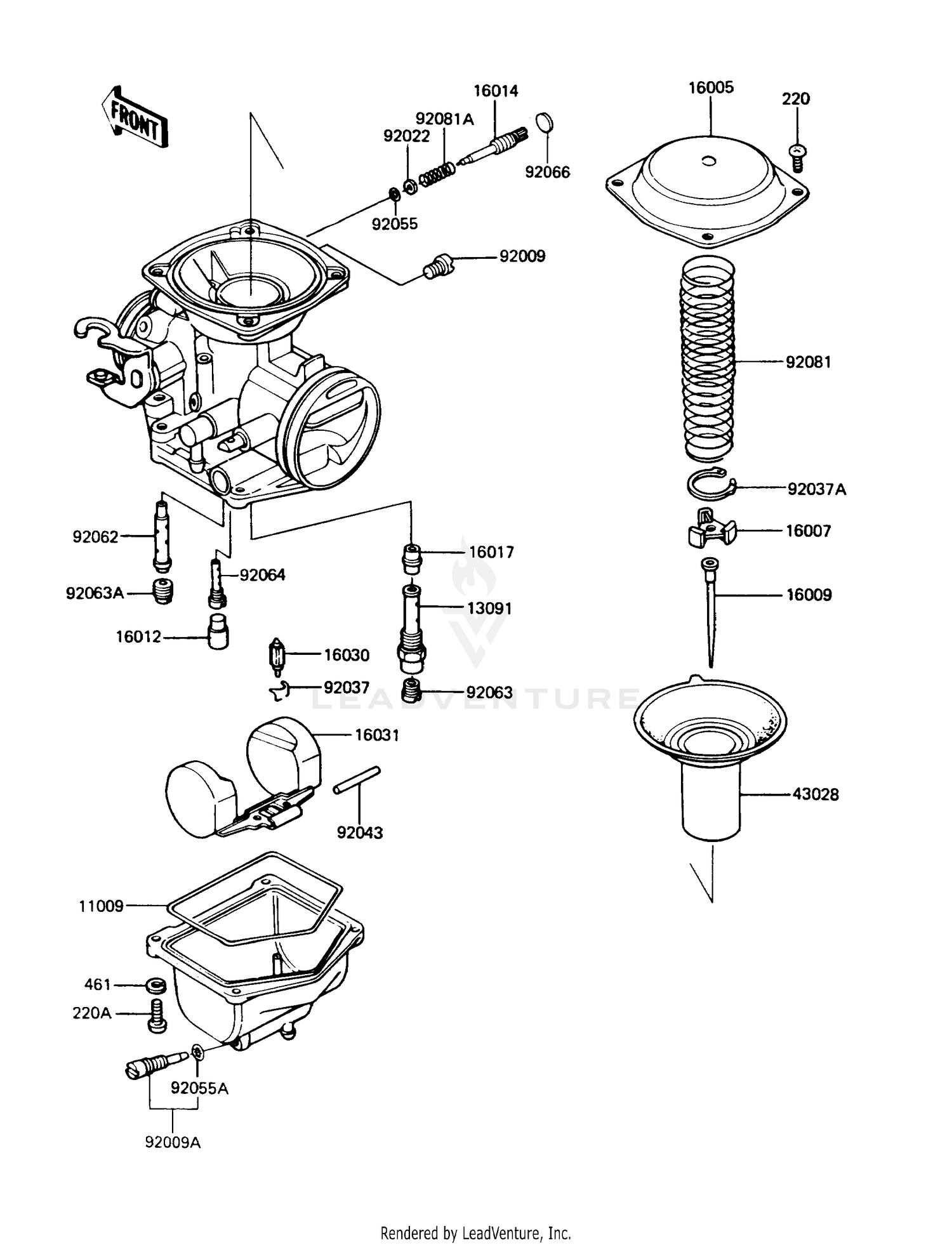 CARBURETOR PARTS (CA.)