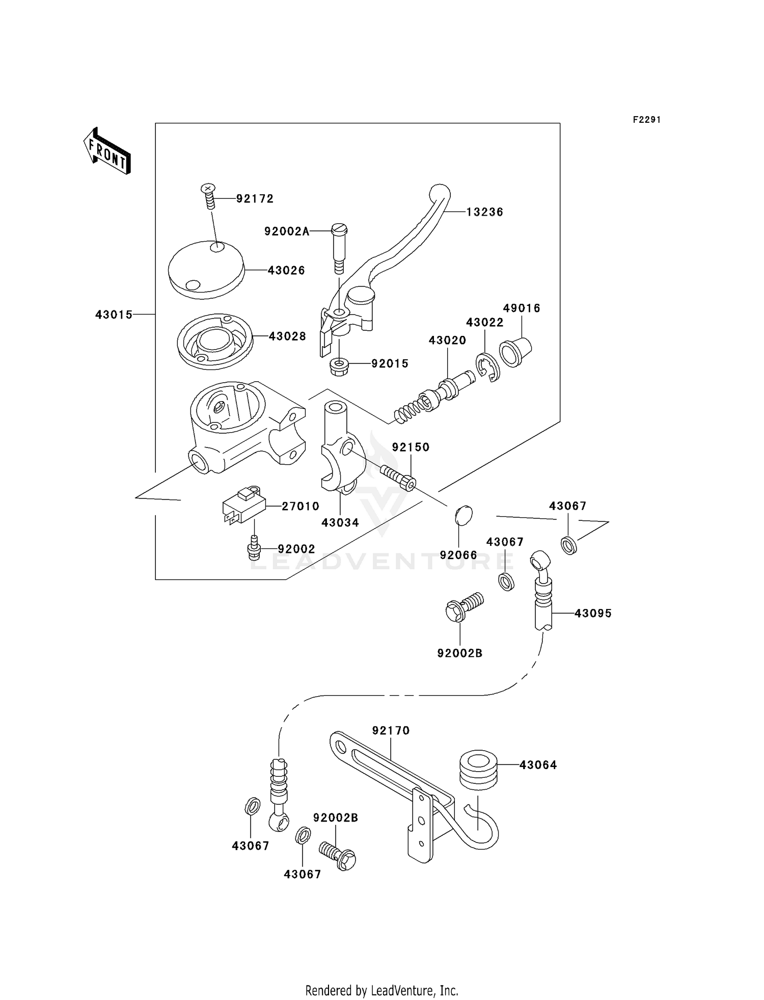 FRONT MASTER CYLINDER