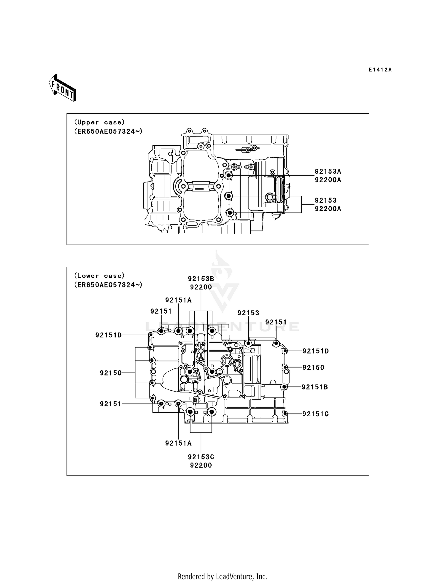 CRANKCASE BOLT PATTERN