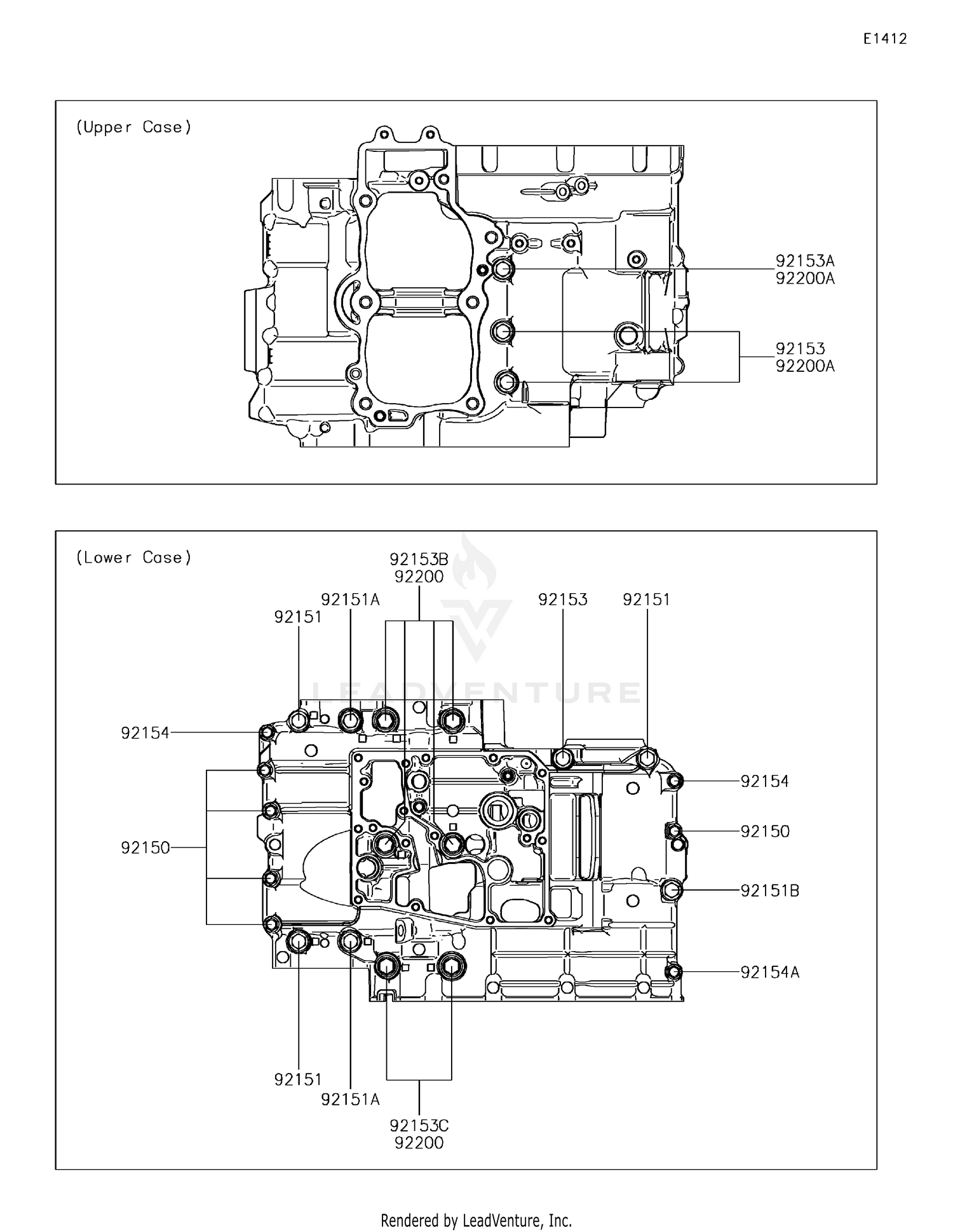 Crankcase Bolt Pattern