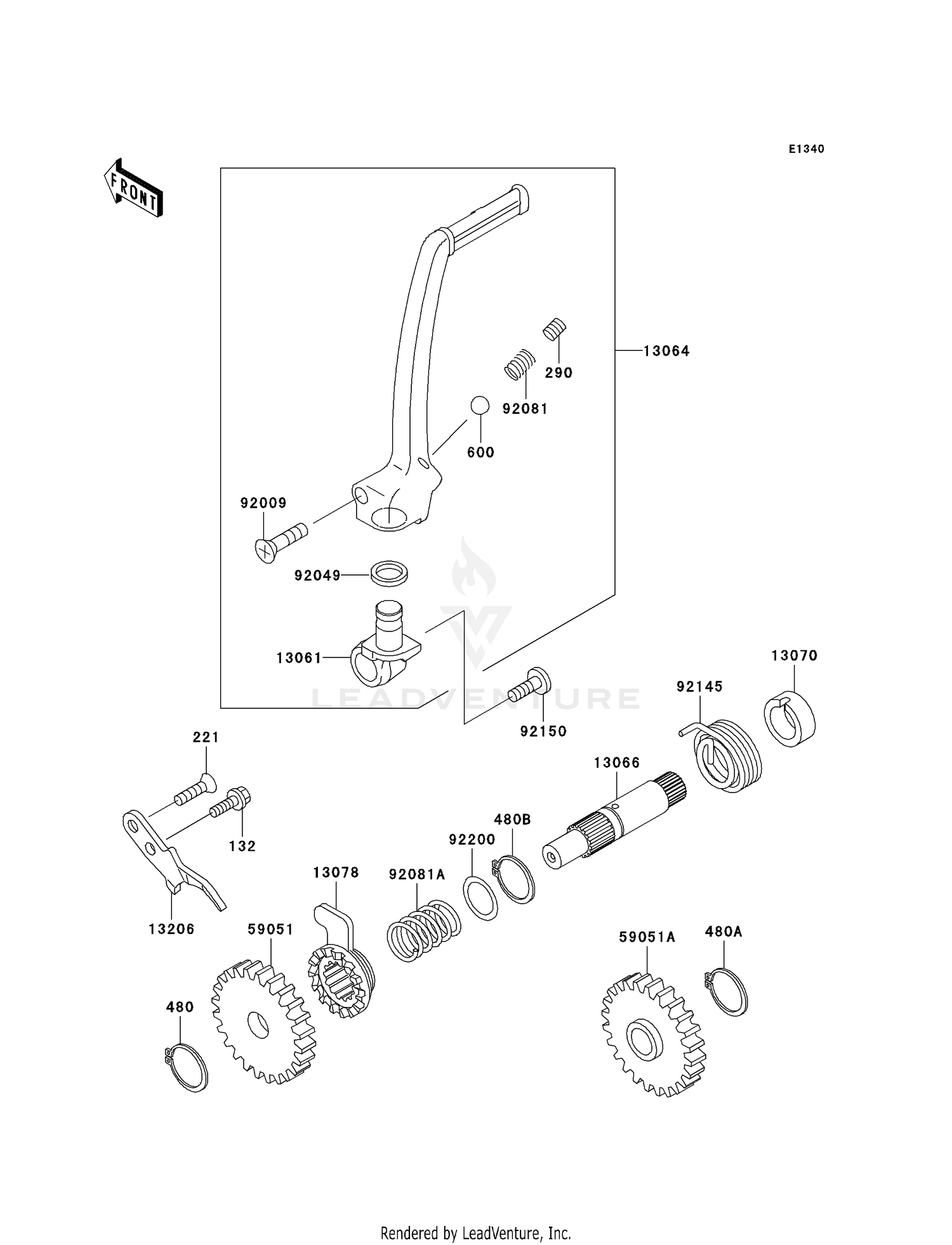 KICKSTARTER MECHANISM