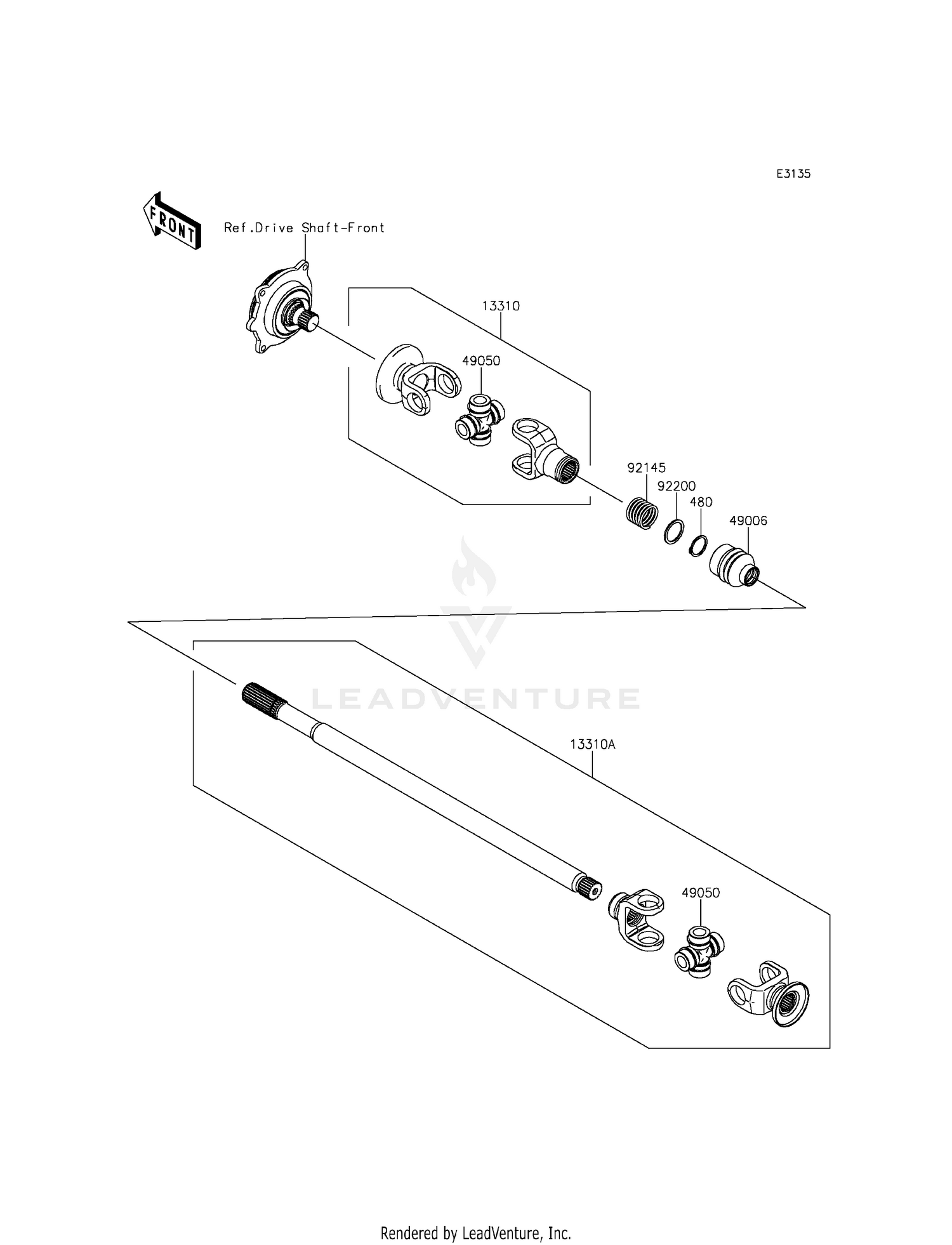 DRIVE SHAFT-PROPELLER