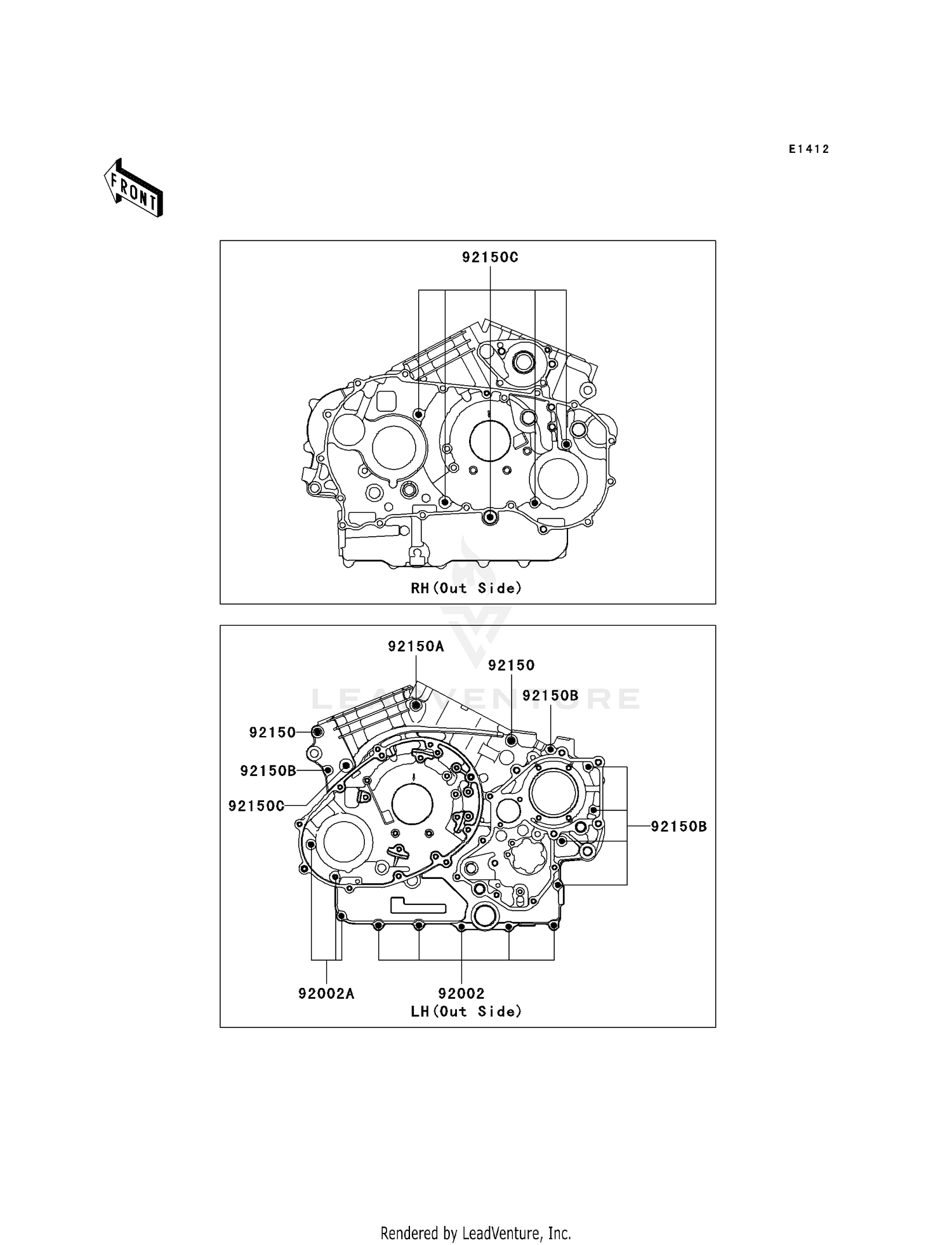CRANKCASE BOLT PATTERN