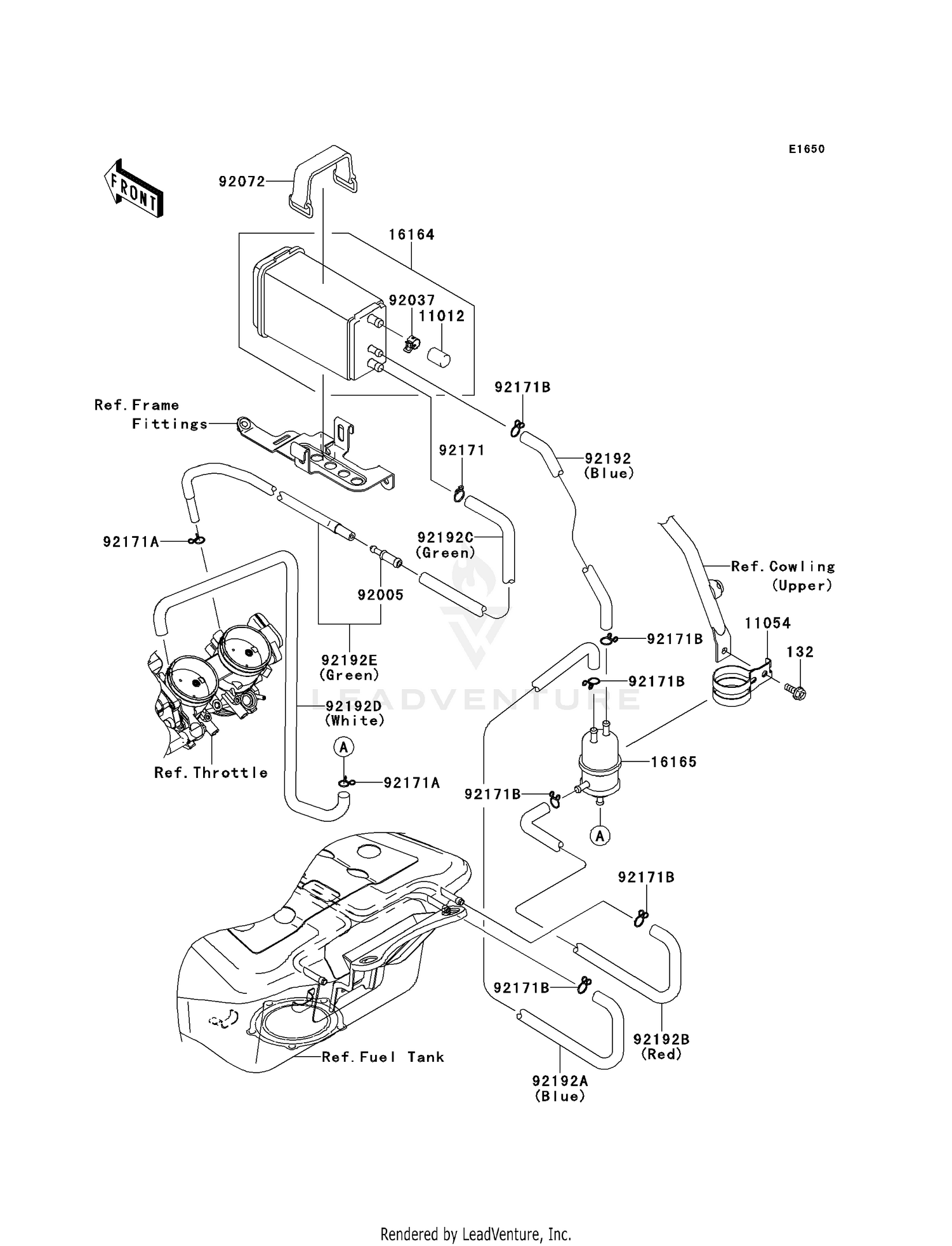 FUEL EVAPORATIVE SYSTEM (CA)