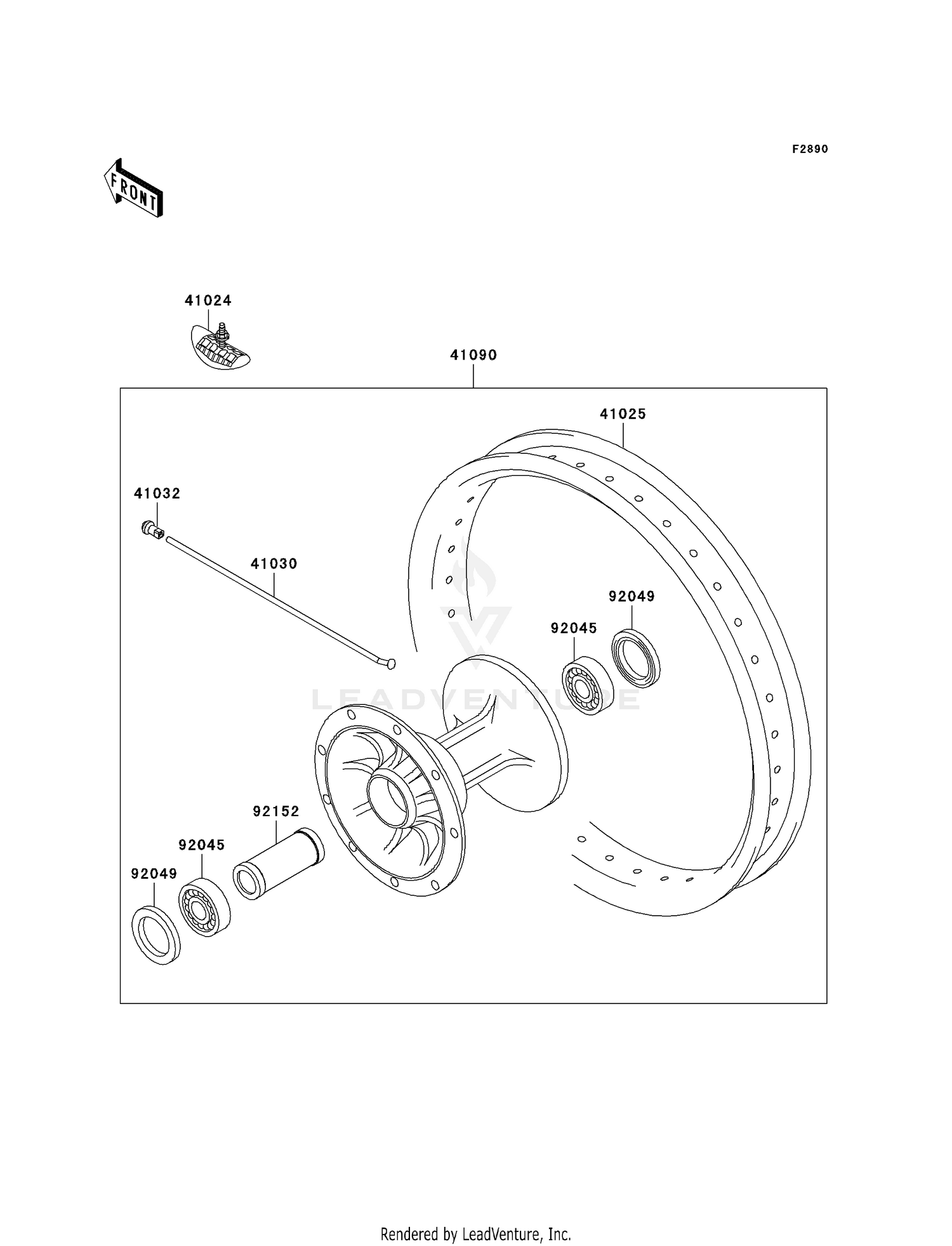 OPTIONAL PARTS (20IN FRONT WHEEL)