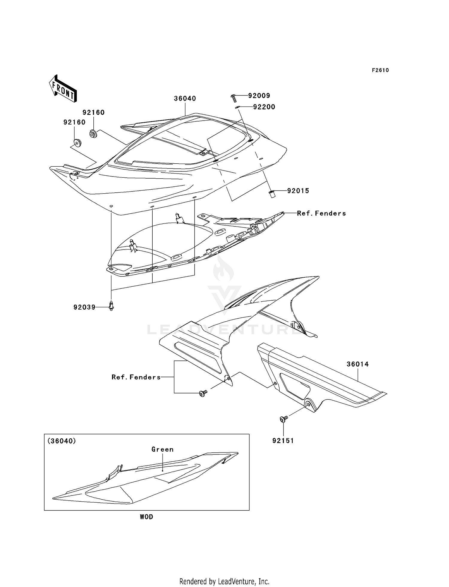 SIDE COVERS/CHAIN COVER
