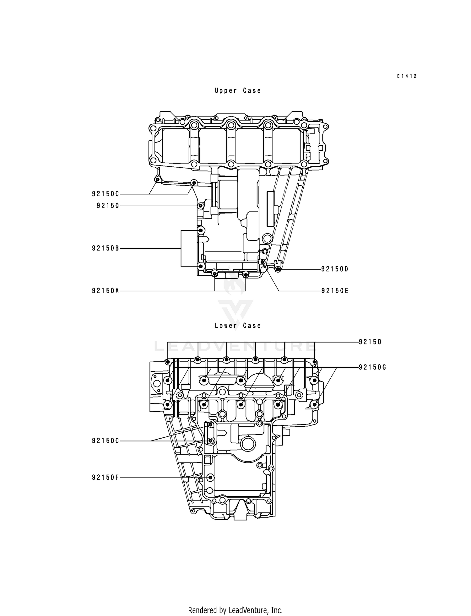 CRANKCASE BOLT PATTERN