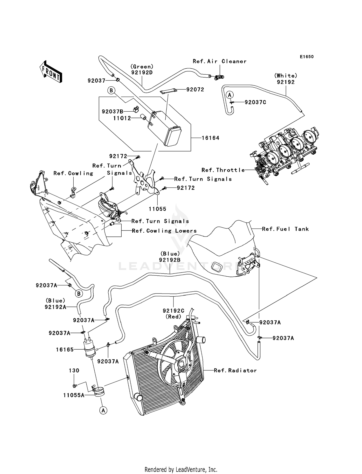 FUEL EVAPORATIVE SYSTEM (CA)