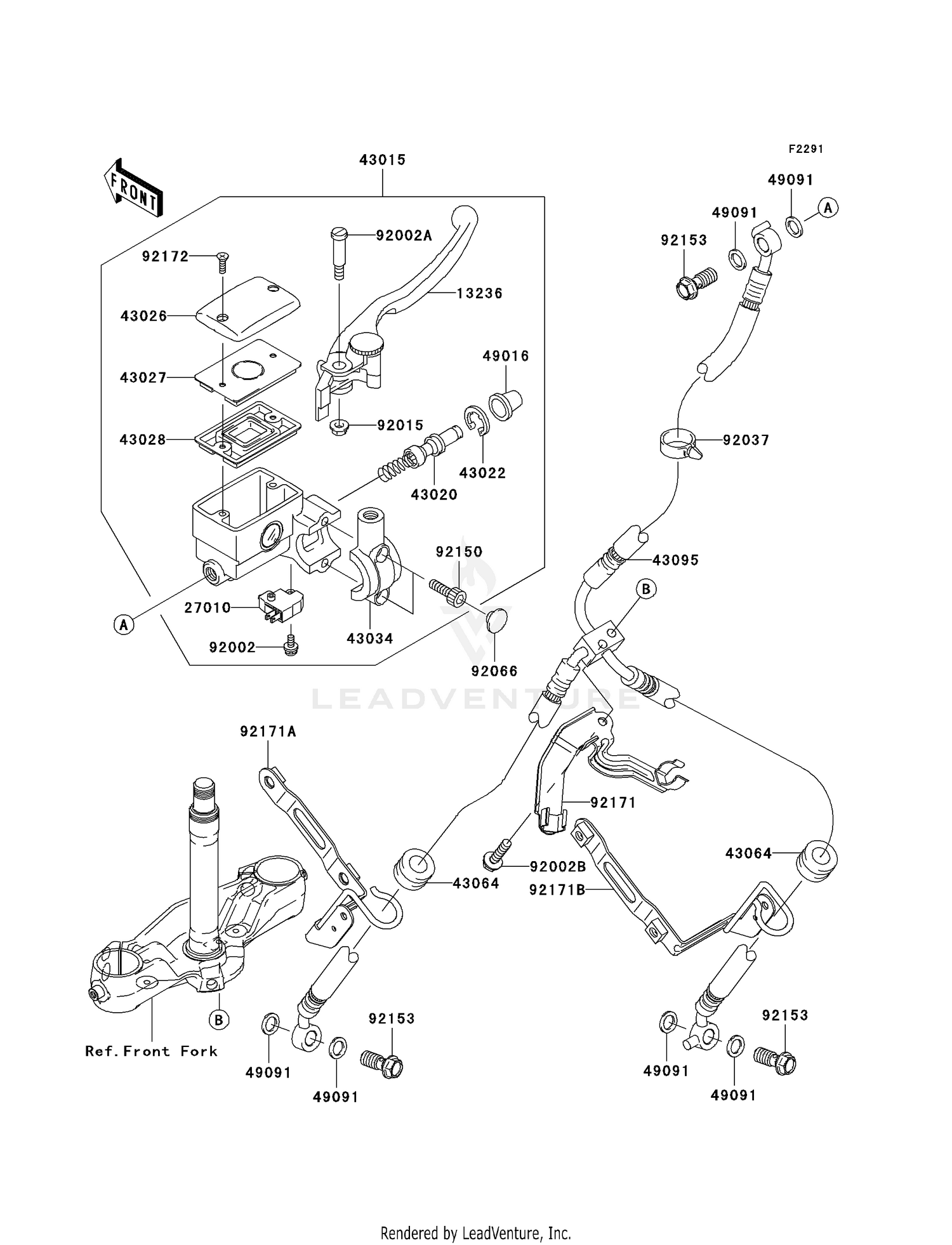 FRONT MASTER CYLINDER