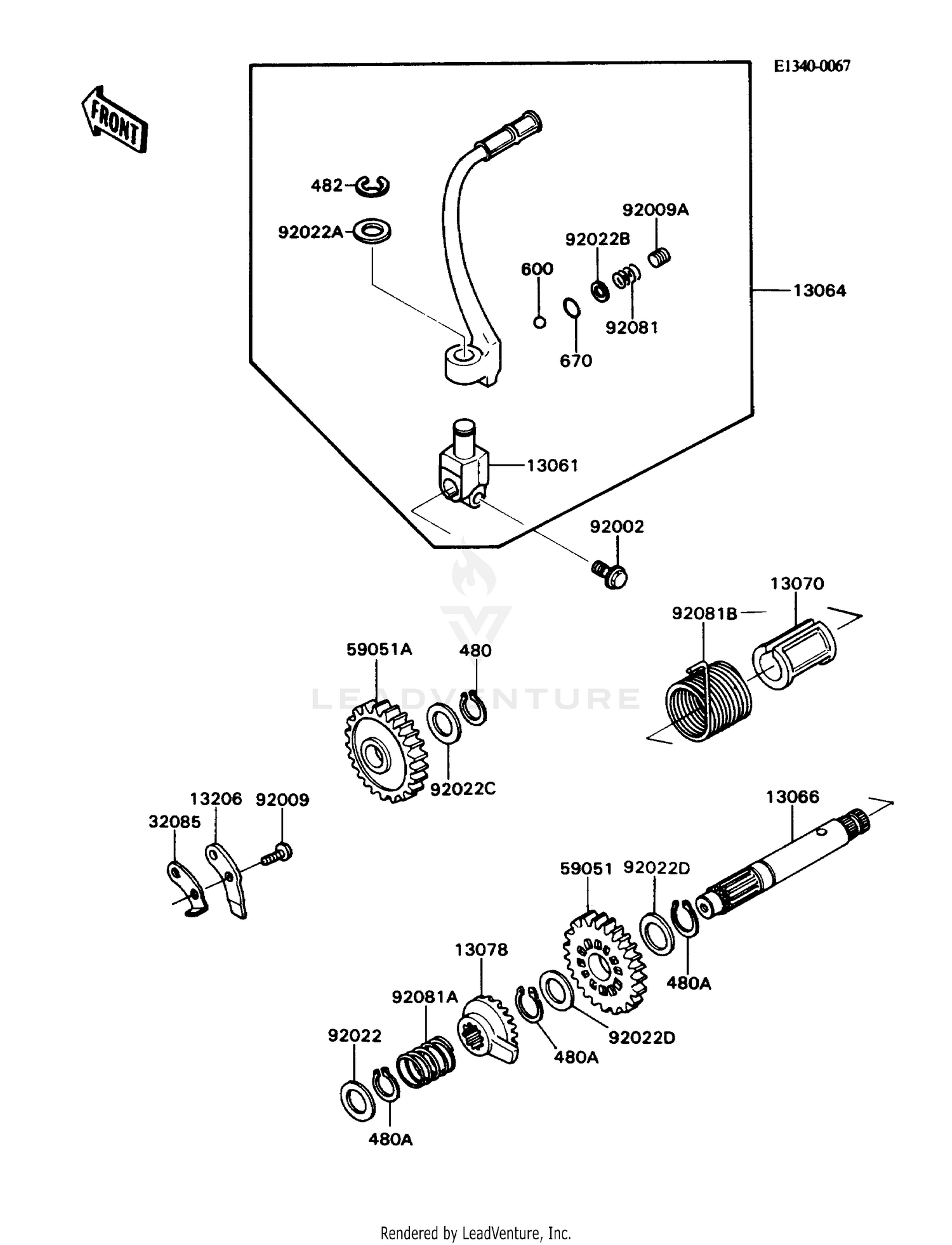 KICKSTARTER MECHANISM