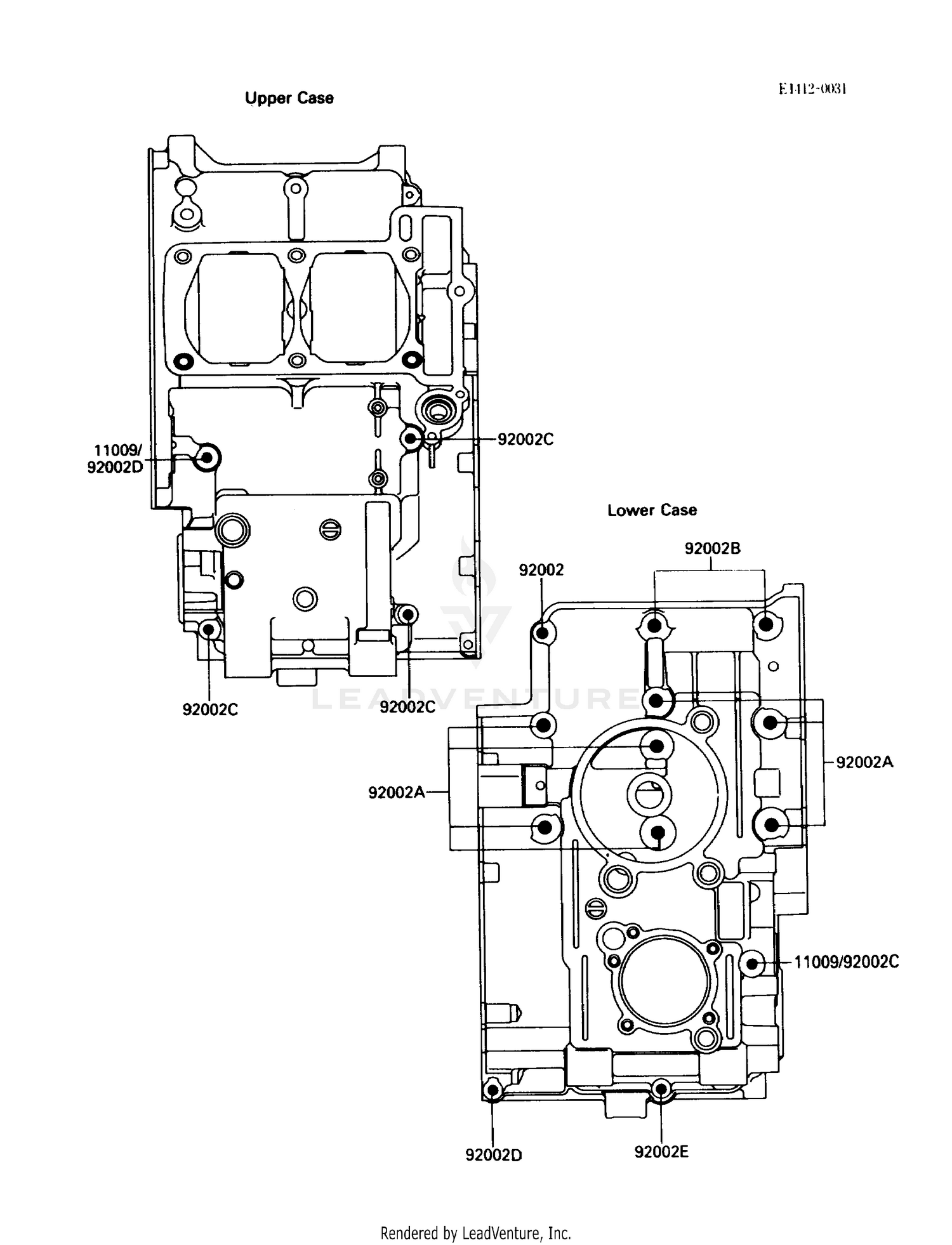CRANKCASE BOLT PATTERN