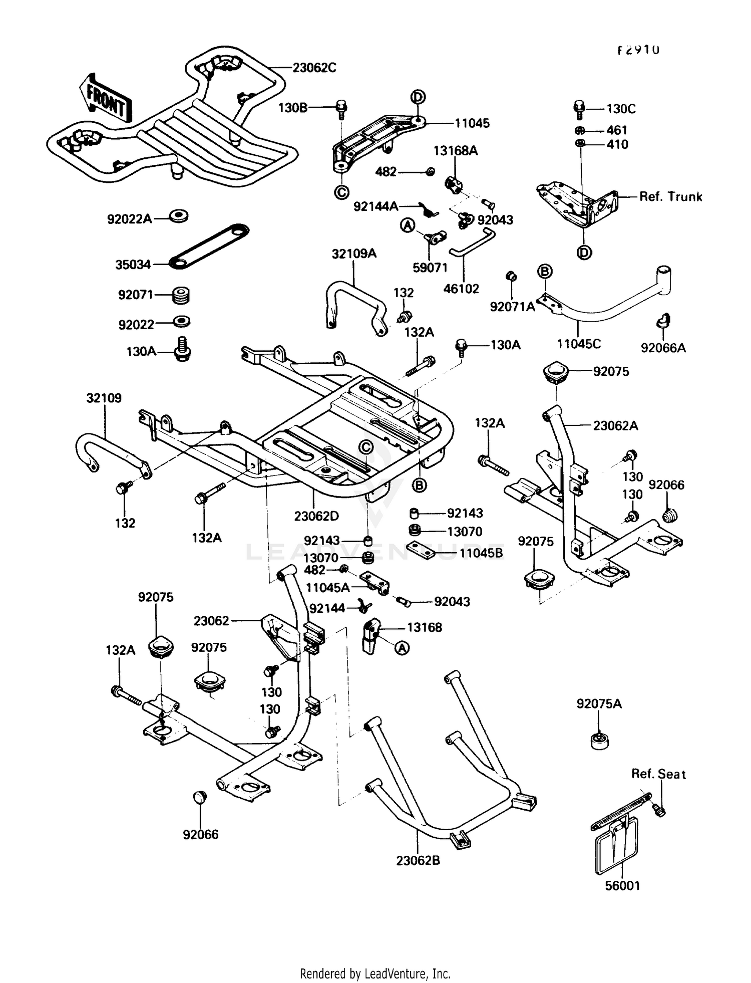 ACCESSORY (TRUNK BRACKET)