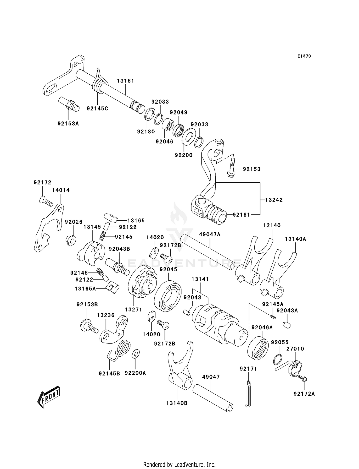 GEAR CHANGE MECHANISM