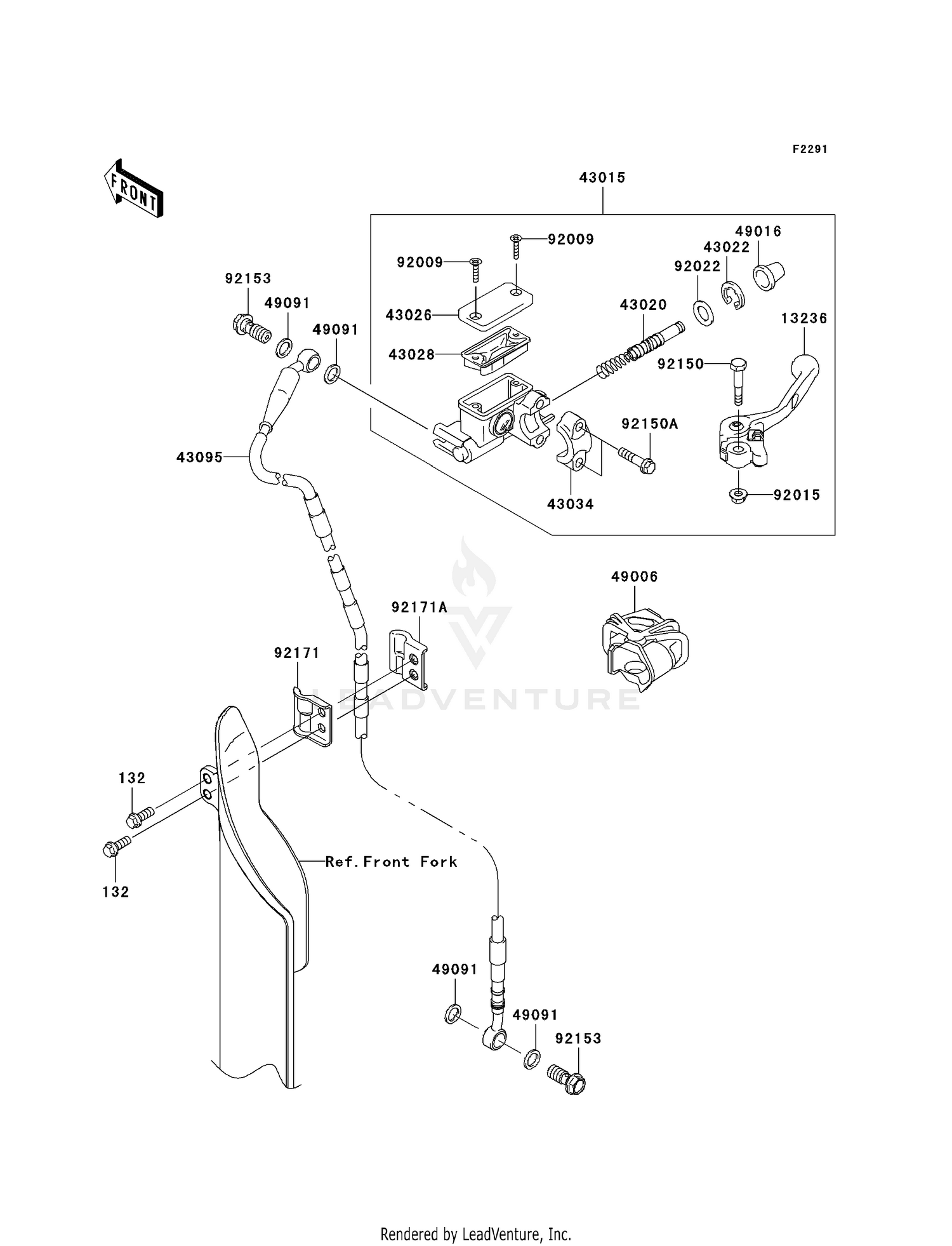 FRONT MASTER CYLINDER