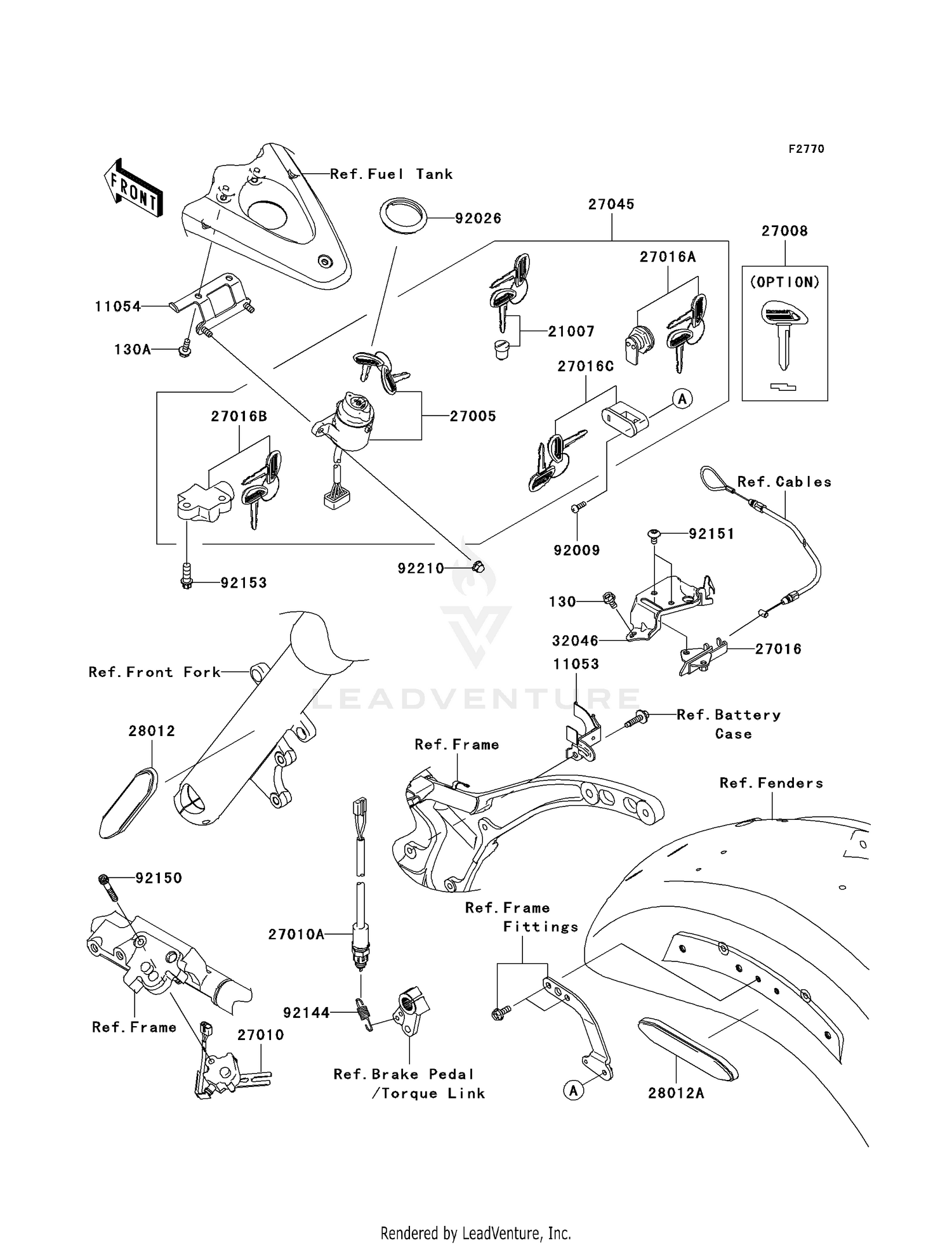 IGNITION SWITCH/LOCKS/REFLECTORS