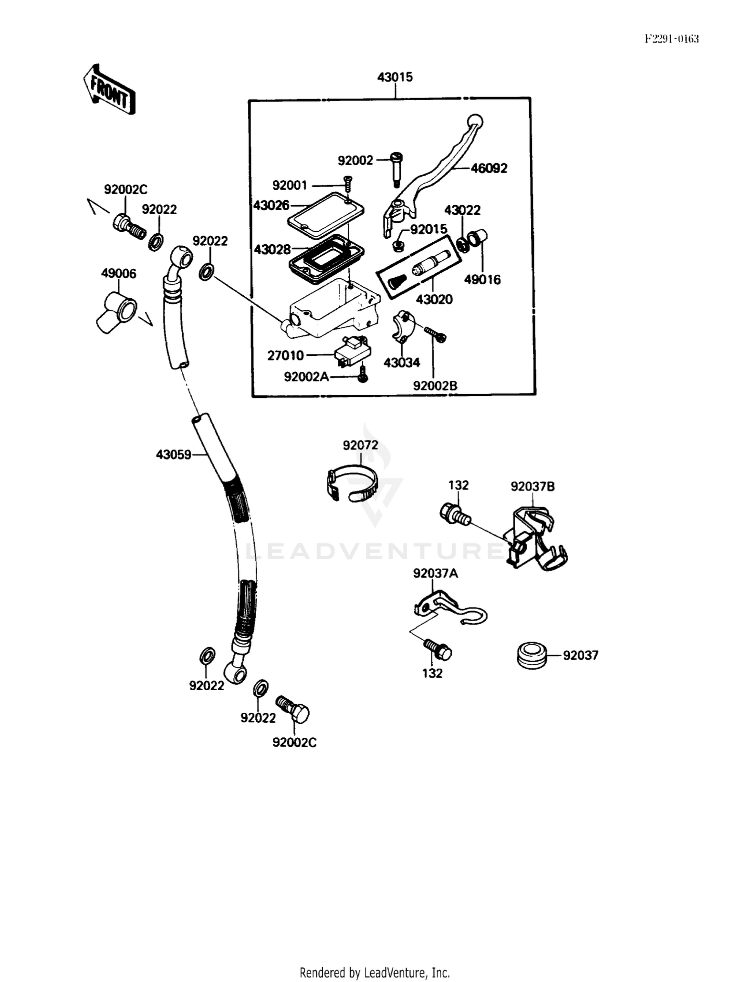 FRONT MASTER CYLINDER
