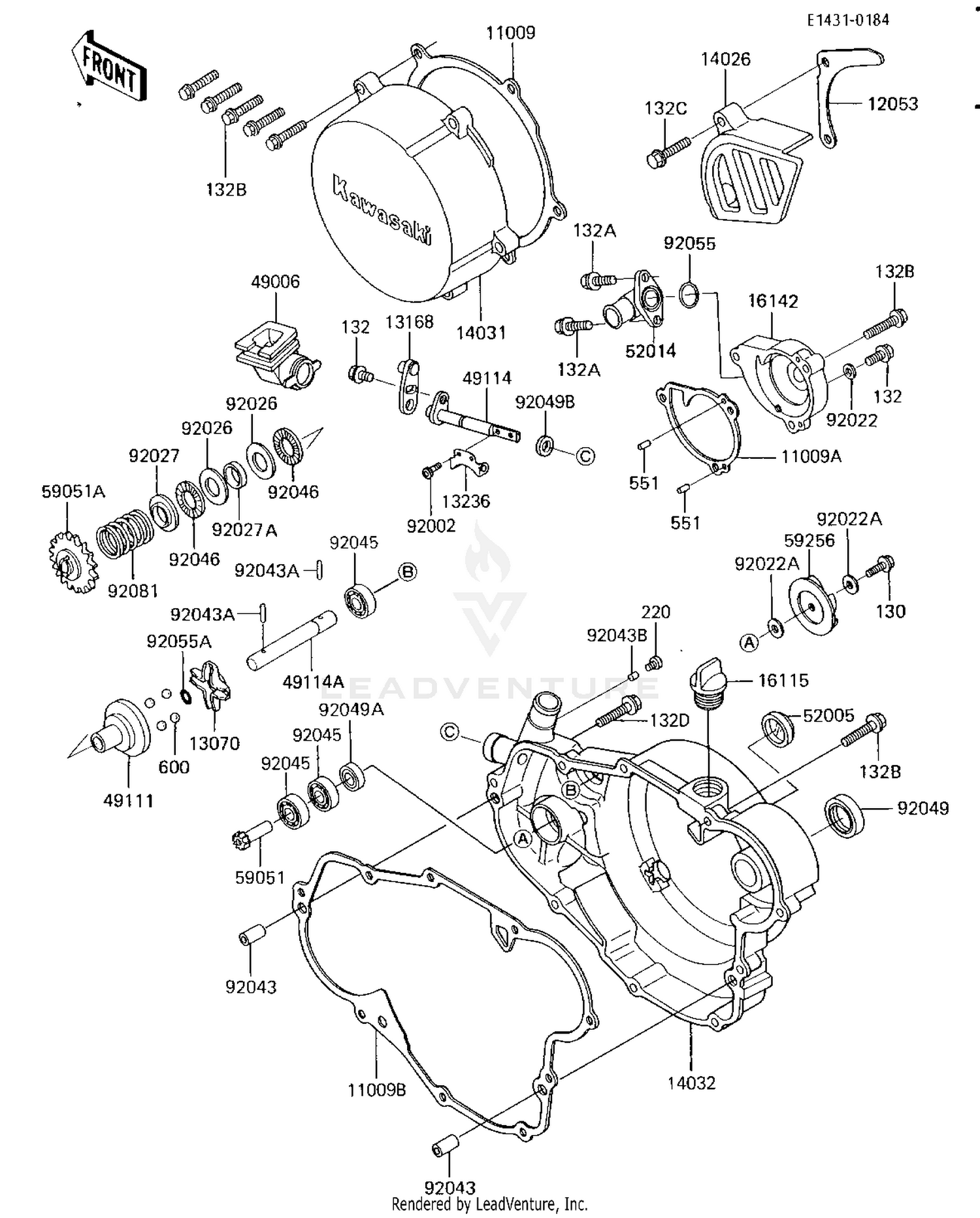 ENGINE COVERS/WATER PUMP