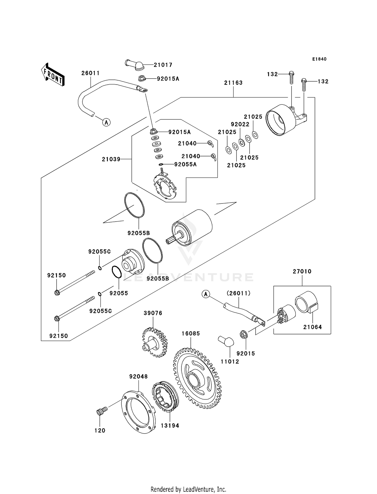 STARTER MOTOR (B6F/B8F)