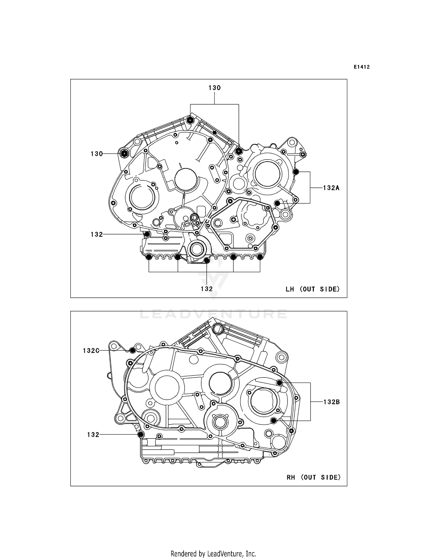 CRANKCASE BOLT PATTERN