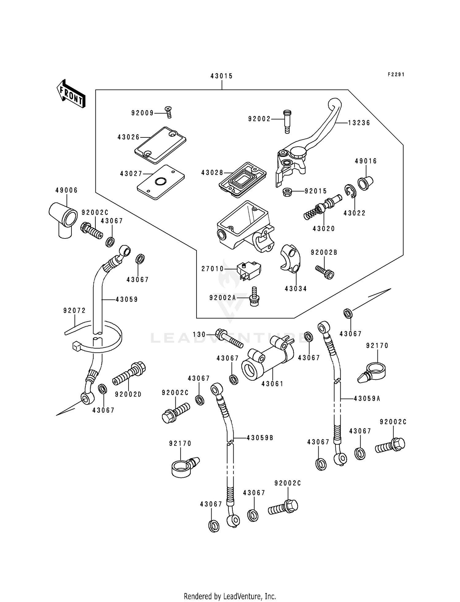 FRONT MASTER CYLINDER