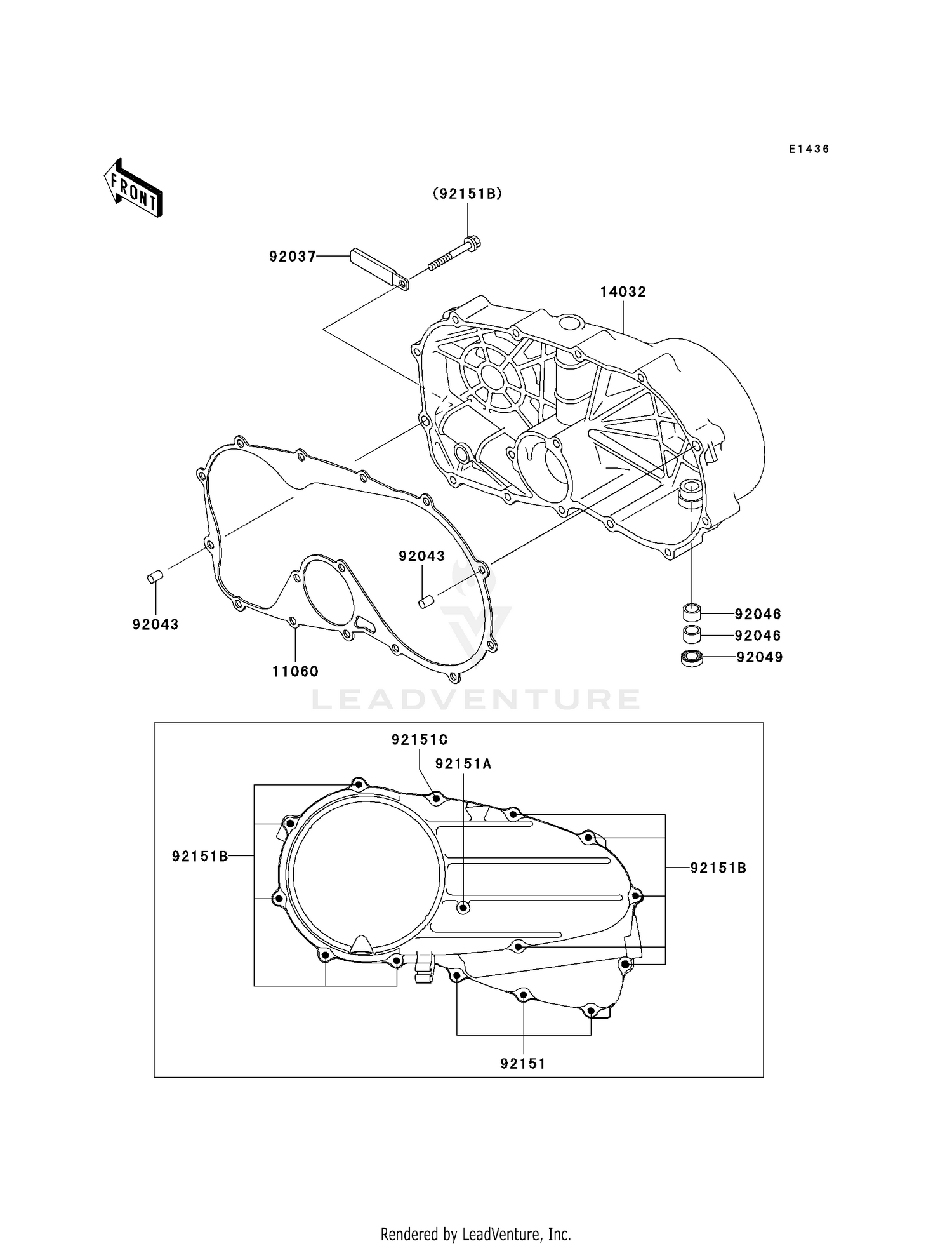 RIGHT ENGINE COVER(S)