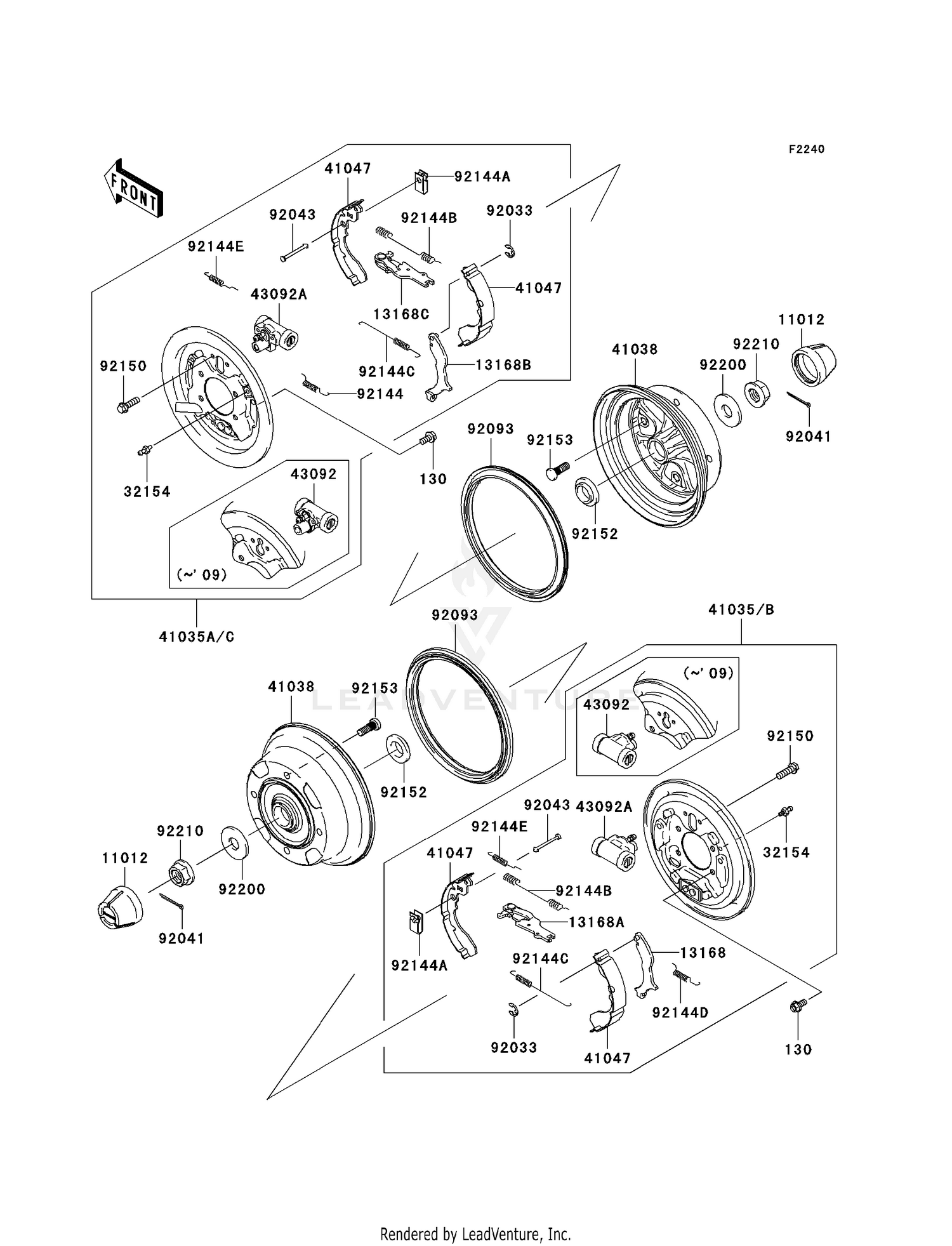 REAR HUBS/BRAKES
