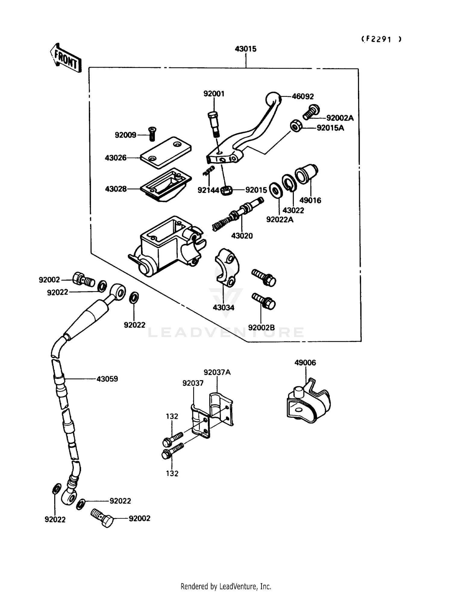 FRONT MASTER CYLINDER