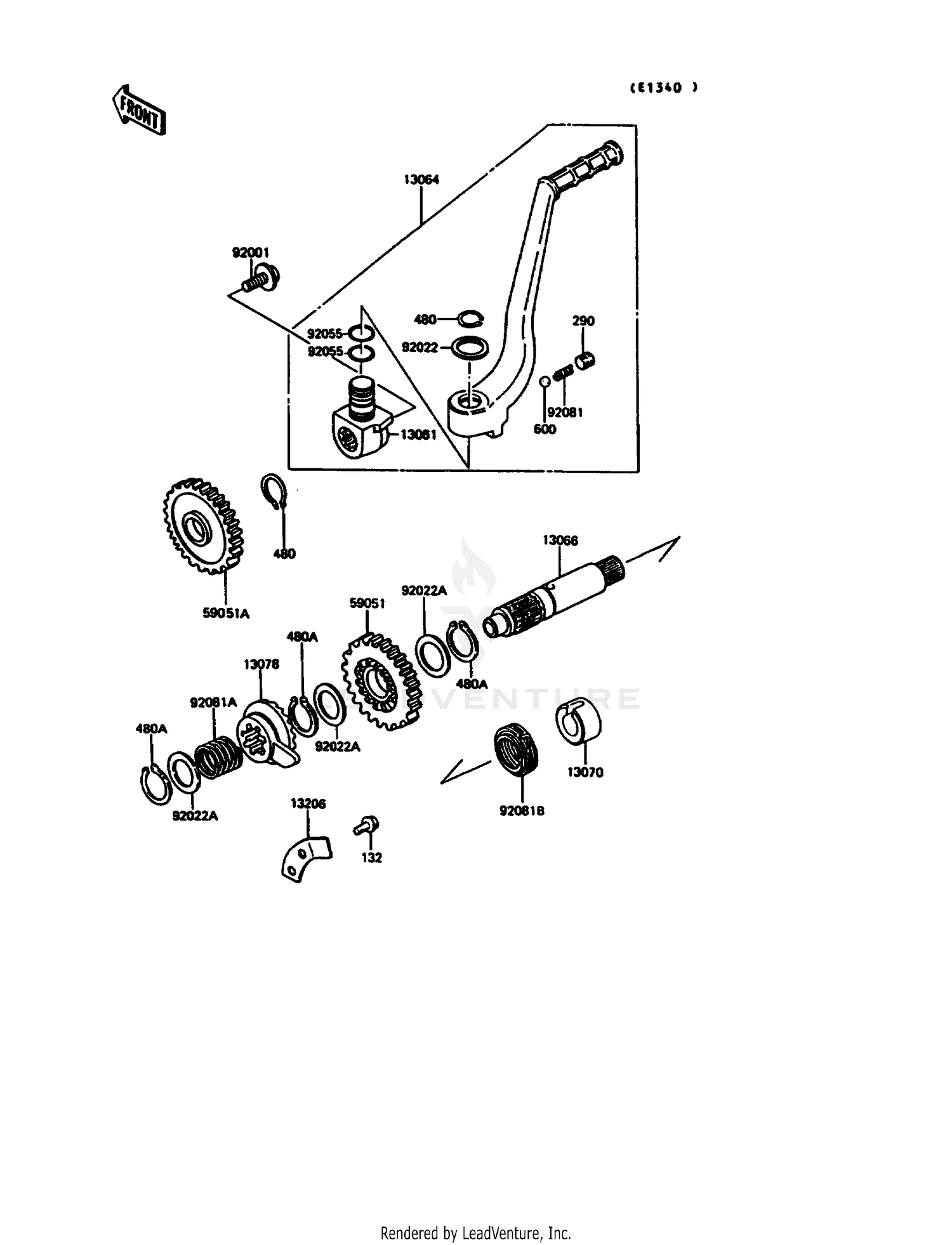 KICKSTARTER MECHANISM