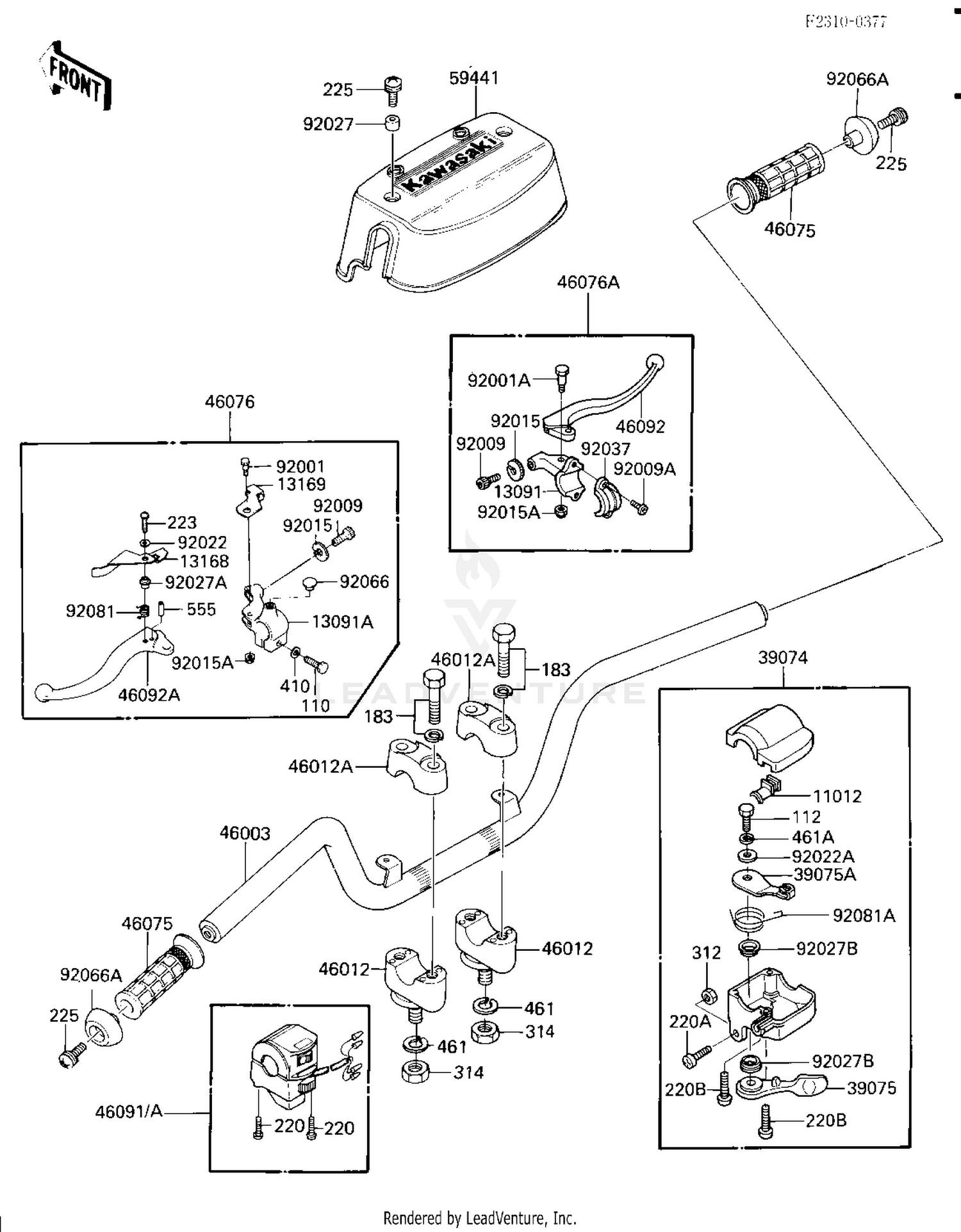 HANDLEBAR (KLT110-A3)